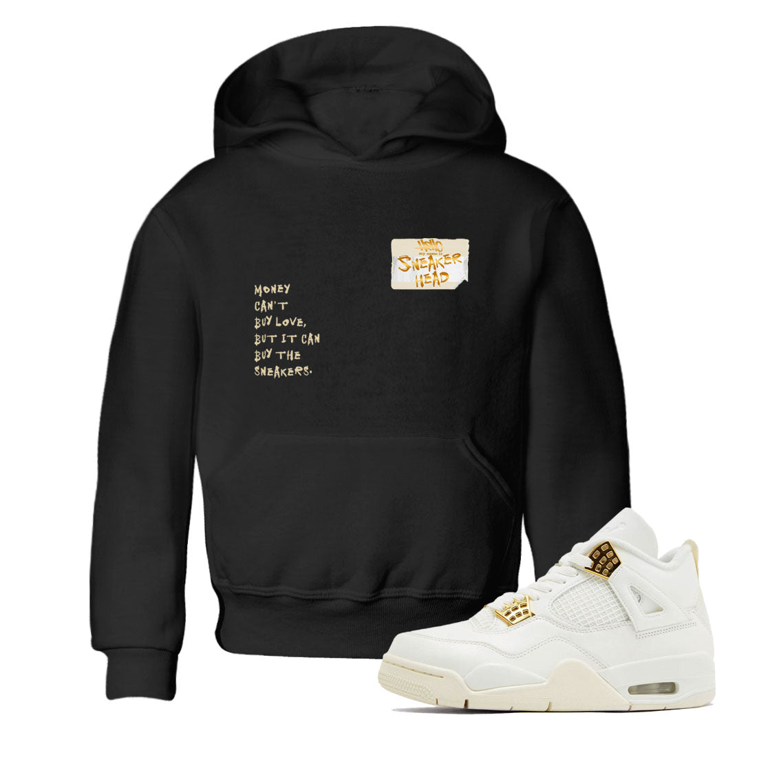 4 Sail shirt to match jordans Sneakerhead Badge sneaker tees Air Jordan 4 Sail Drip Gear Zone Streetwear baby toddler Black 1 cotton Shirt