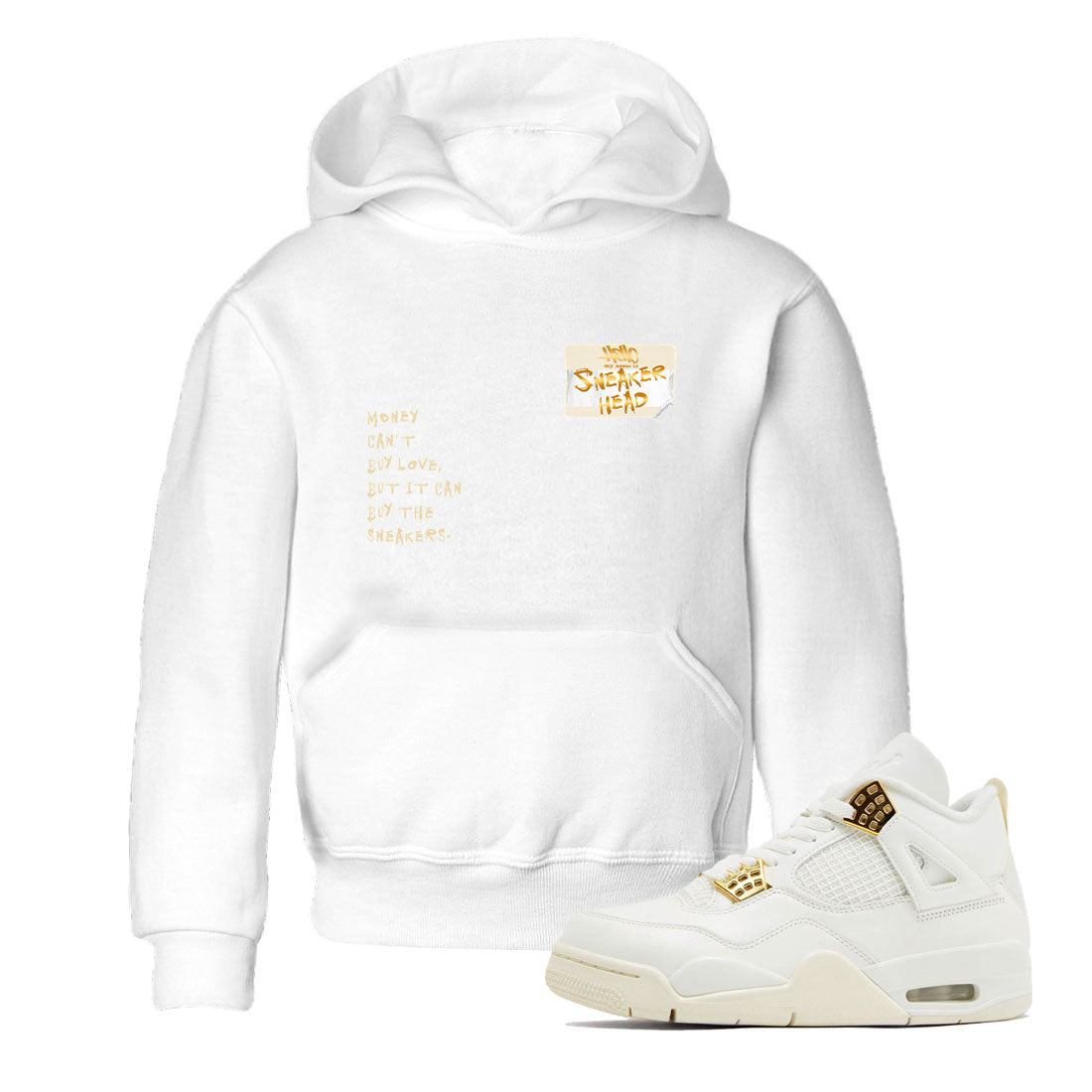 4 Sail shirt to match jordans Sneakerhead Badge sneaker tees Air Jordan 4 Sail Drip Gear Zone Streetwear baby toddler White 1 cotton Shirt