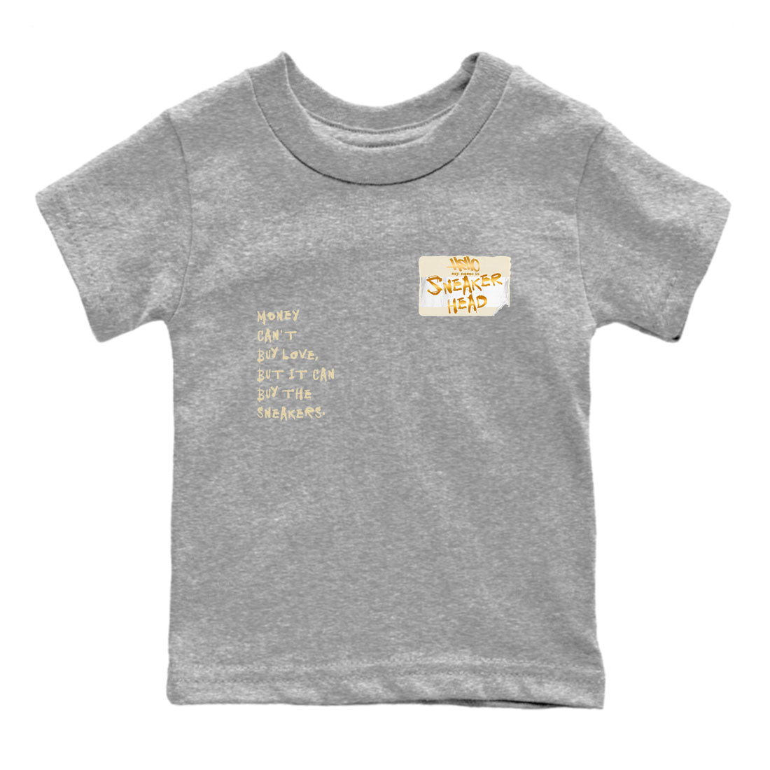 4 Sail shirt to match jordans Sneakerhead Badge sneaker tees Air Jordan 4 Sail Drip Gear Zone Streetwear baby toddler Heather Grey 2 cotton Shirt