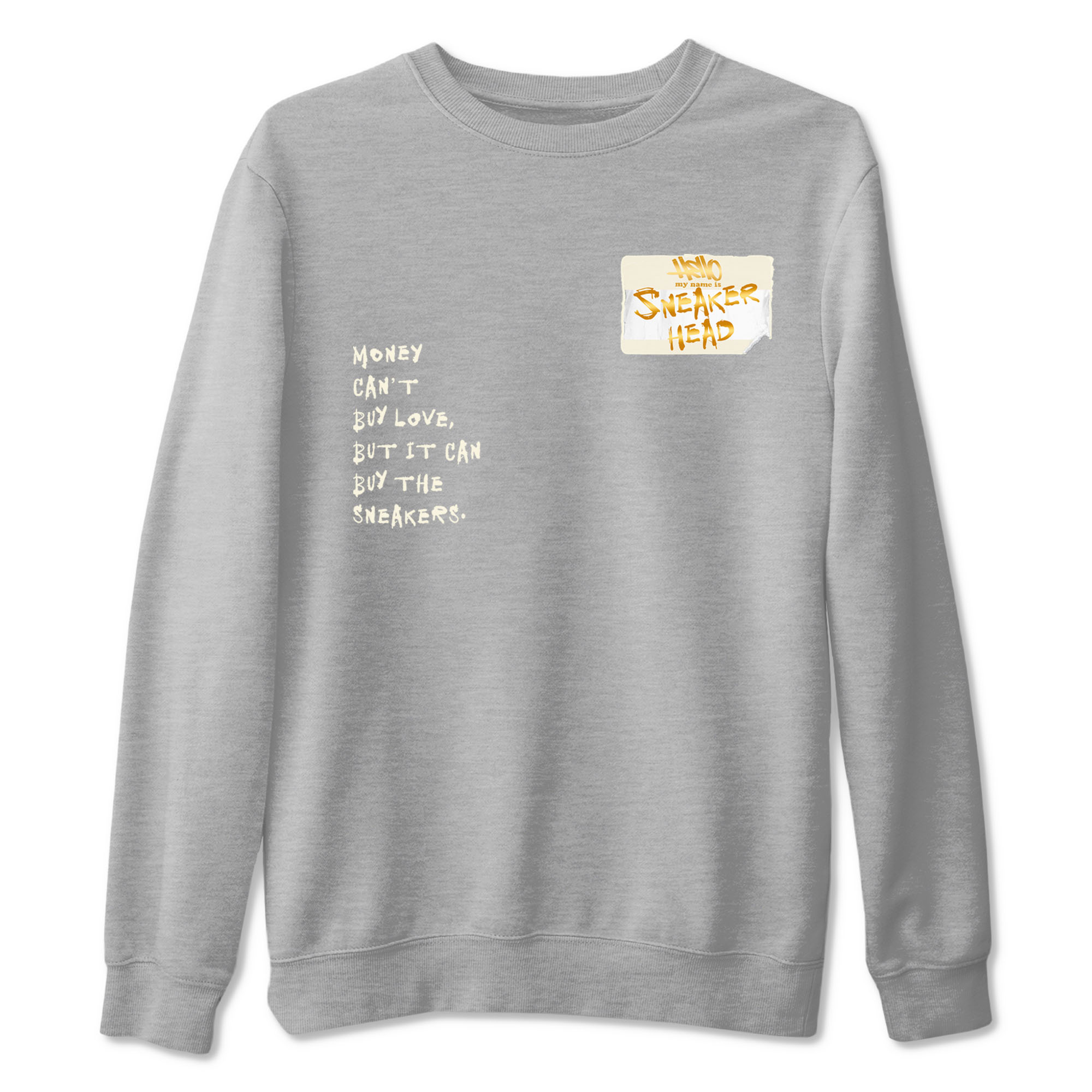 4 Sail shirt to match jordans Sneakerhead Badge sneaker tees Air Jordan 4 Sail Drip Gear Zone Streetwear unisex cotton Heather Grey 2 crew neck shirt