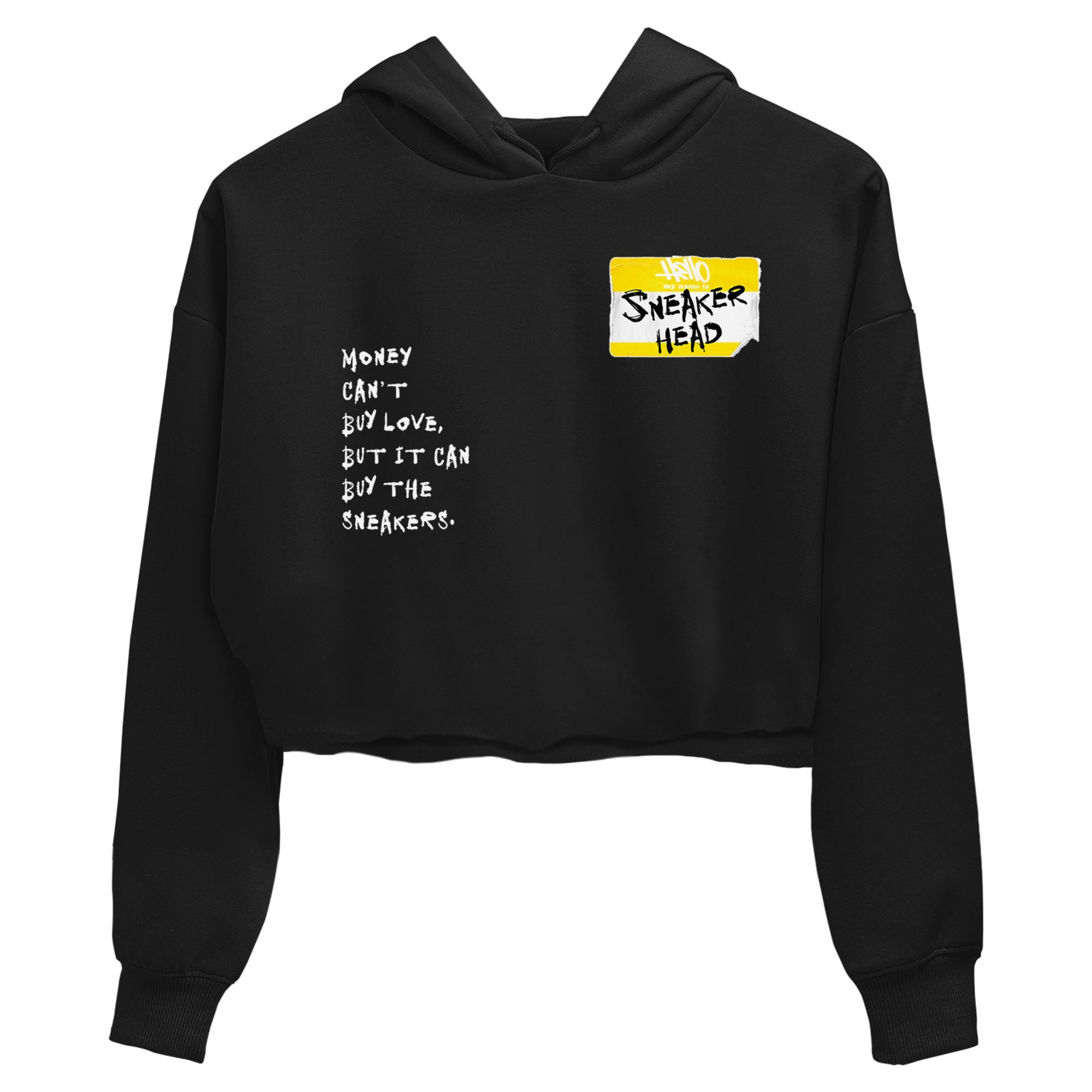 4s Vivid Sulfur shirt to match jordans Sneakerhead Badge sneaker tees Air Jordan 4 Vivid Sulfur Drip Gear Zone Black 2 crop length shirt