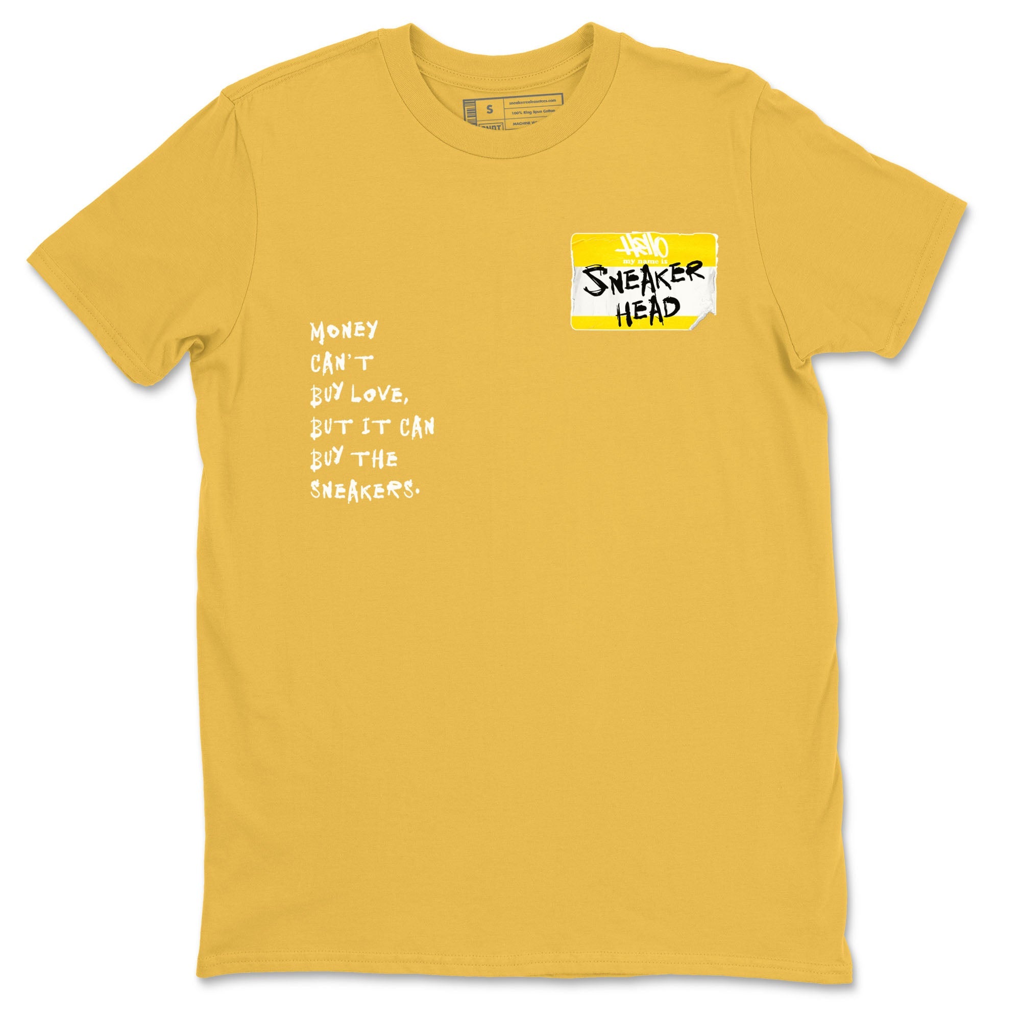 4s Vivid Sulfur shirt to match jordans Sneakerhead Badge sneaker tees Air Jordan 4 Vivid Sulfur Drip Gear Zone unisex cotton Daisy 2 crew neck shirt
