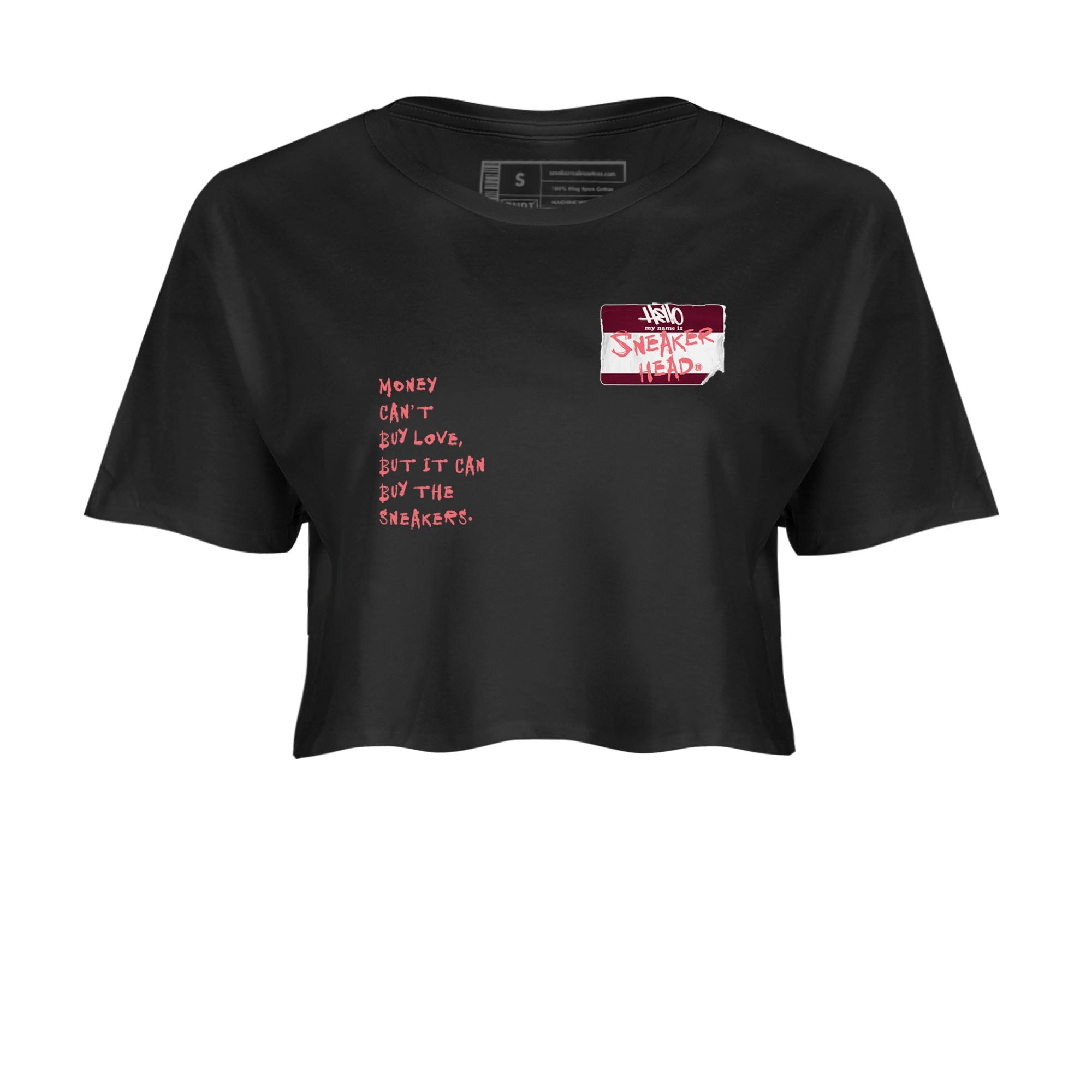 Dunk Valentine's Day shirt to match jordans Sneakerhead Badge sneaker tees Dunk Valentines Day Drip Gear Zone Streetwear Black 2 crop length shirt
