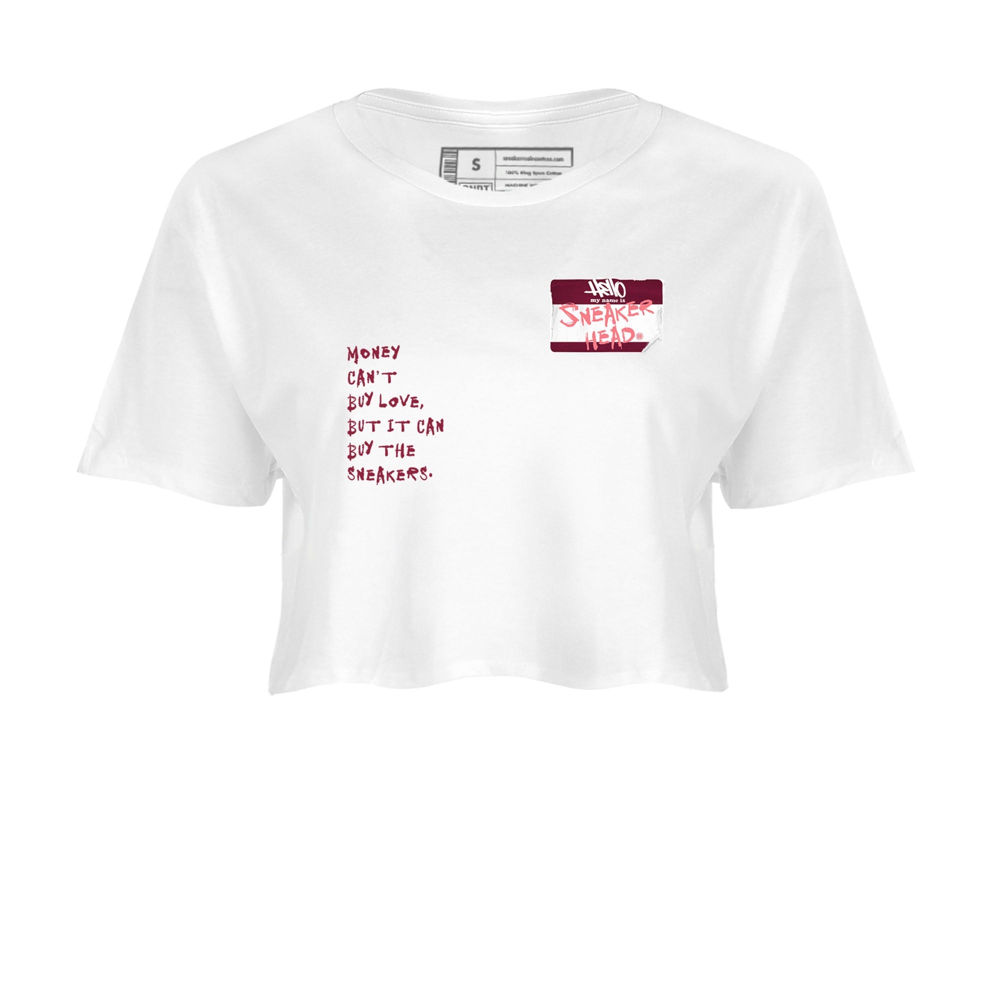 Dunk Valentine's Day shirt to match jordans Sneakerhead Badge sneaker tees Dunk Valentines Day Drip Gear Zone Streetwear White 2 crop length shirt