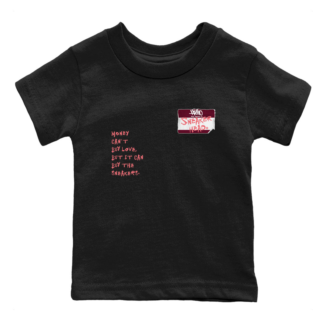 Dunk Valentine's Day shirt to match jordans Sneakerhead Badge sneaker tees Dunk Valentines Day Drip Gear Zone Streetwear baby toddler Black 2 cotton Shirt