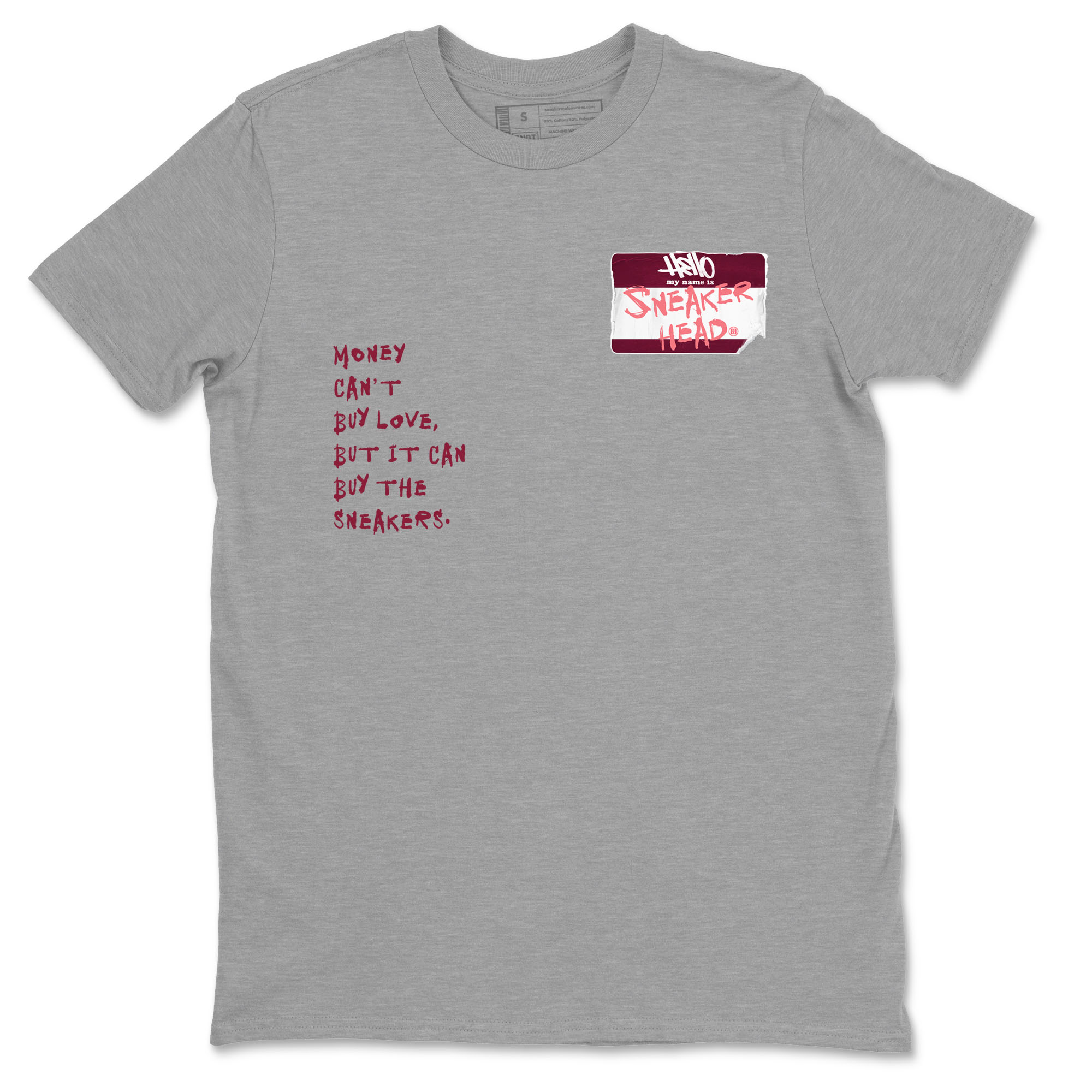 Dunk Valentine's Day shirt to match jordans Sneakerhead Badge sneaker tees Dunk Valentines Day Drip Gear Zone Streetwear unisex cotton Heather Grey 2 crew neck shirt