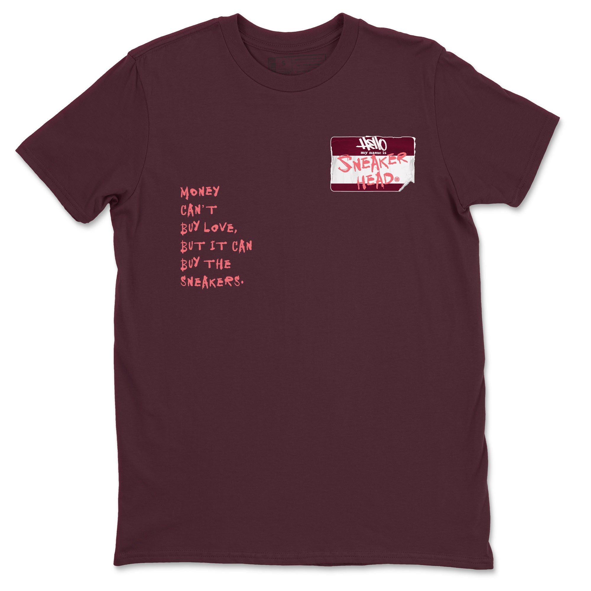 Dunk Valentine's Day shirt to match jordans Sneakerhead Badge sneaker tees Dunk Valentines Day Drip Gear Zone Streetwear unisex cotton Maroon 2 crew neck shirt