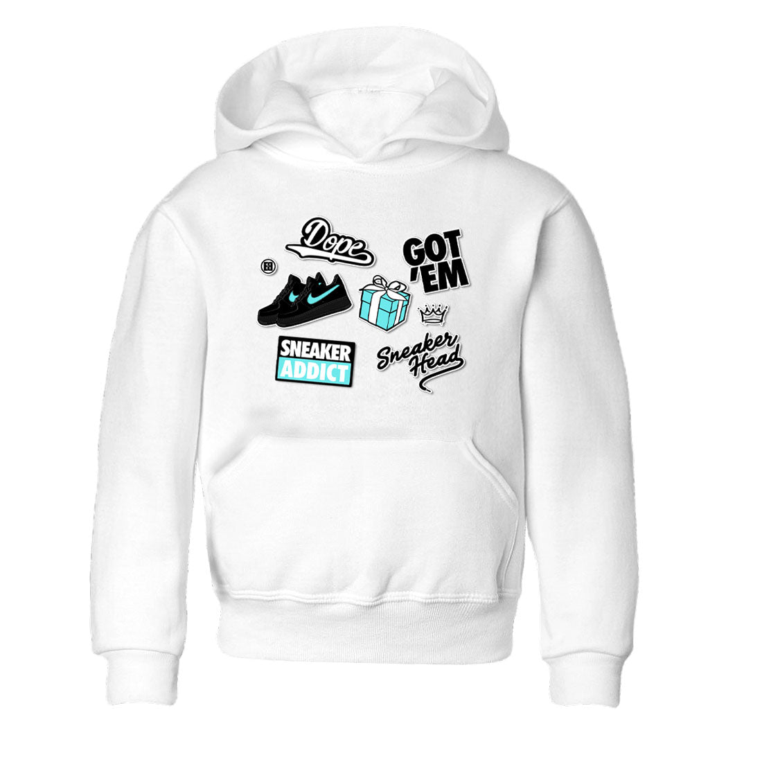 Air Force 1 x Tiffany shirt to match jordans Sneakerhead Sticker sneaker tees Air Force 1 Tiffany Drip Gear Zone baby toddler White 2 cotton Shirt