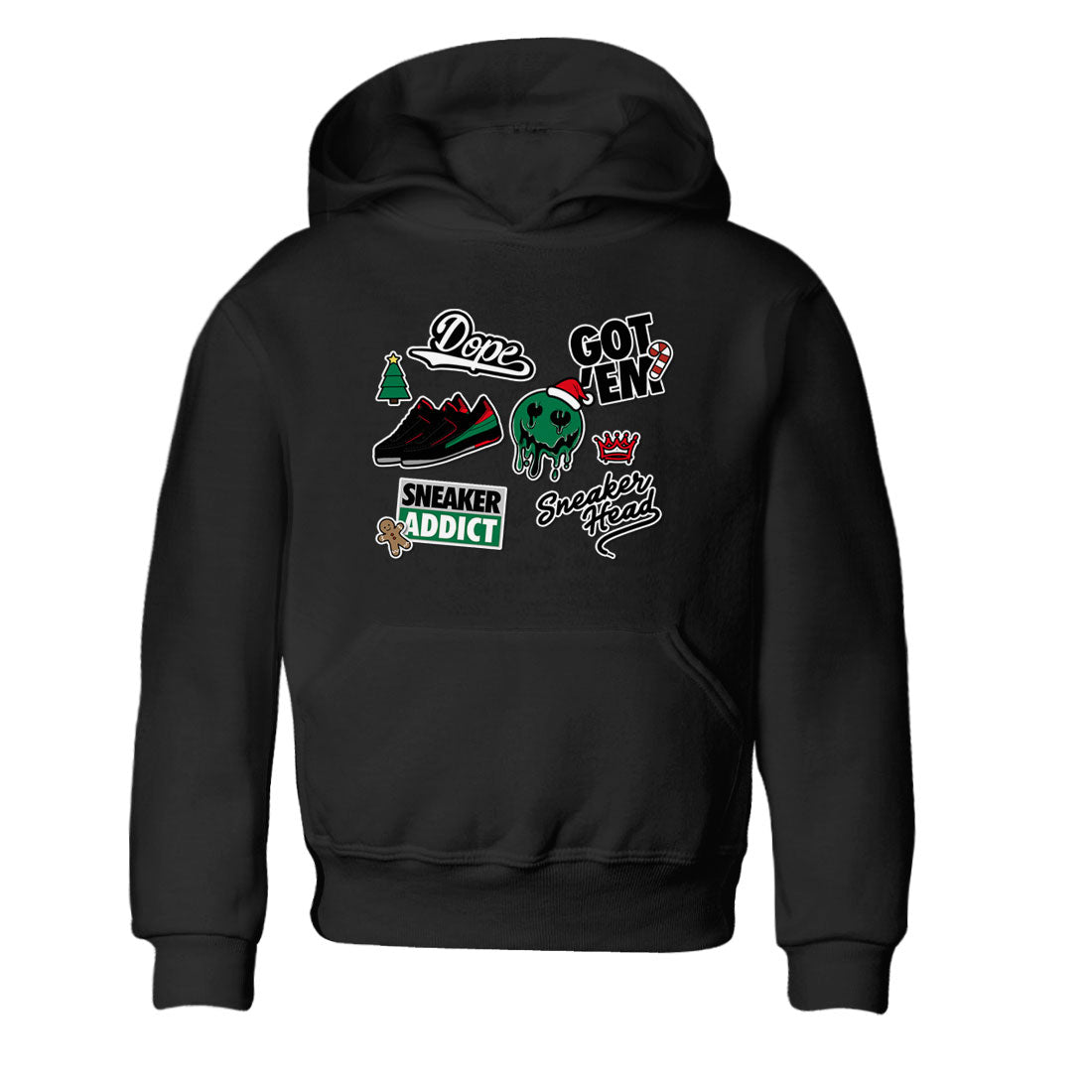 Air Jordan 2 Low Christmas shirt to match jordans Speicla Holiday Christmas Shirts Sneakerhead Sticker sneaker tees Air Jordan 2 Christmas Drip Gear Zone Sneaker Matching Shirt Baby Toddler Black 2 T-Shirt
