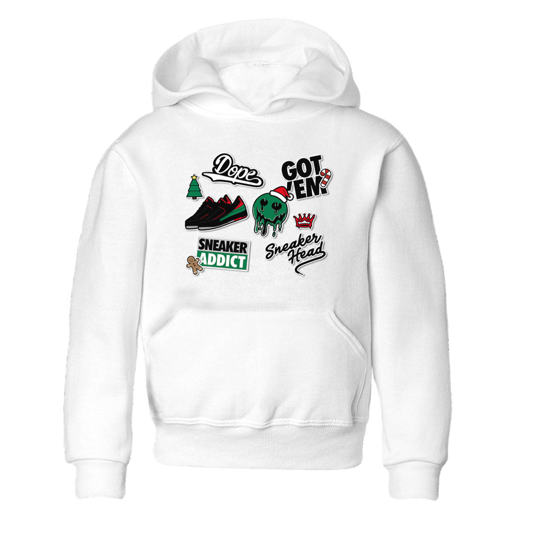 Air Jordan 2 Low Christmas shirt to match jordans Speicla Holiday Christmas Shirts Sneakerhead Sticker sneaker tees Air Jordan 2 Christmas Drip Gear Zone Sneaker Matching Shirt Baby Toddler White 2 T-Shirt
