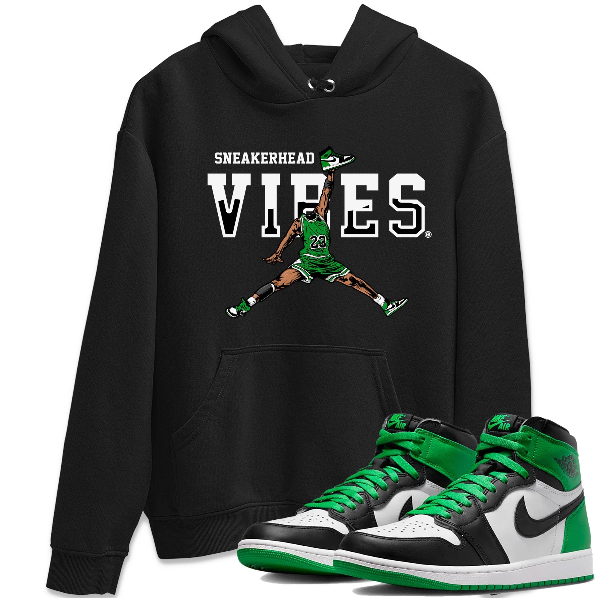 Air Jordan 1 Celtics Sneaker Match Tees Sneakerhead Vibes Streetwear Sneaker Shirt Air Jordan 1 Retro Celtics Sneaker Release Tees Unisex Shirts Black 1