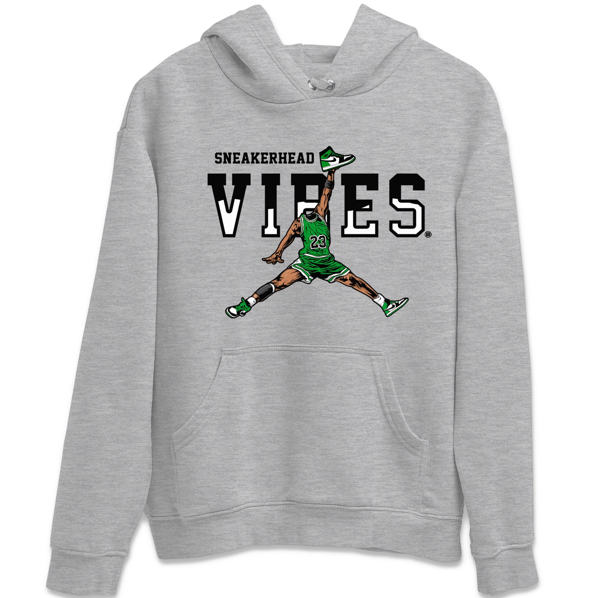 Air Jordan 1 Celtics Sneaker Match Tees Sneakerhead Vibes Streetwear Sneaker Shirt Air Jordan 1 Retro Celtics Sneaker Release Tees Unisex Shirts Heather Grey 2