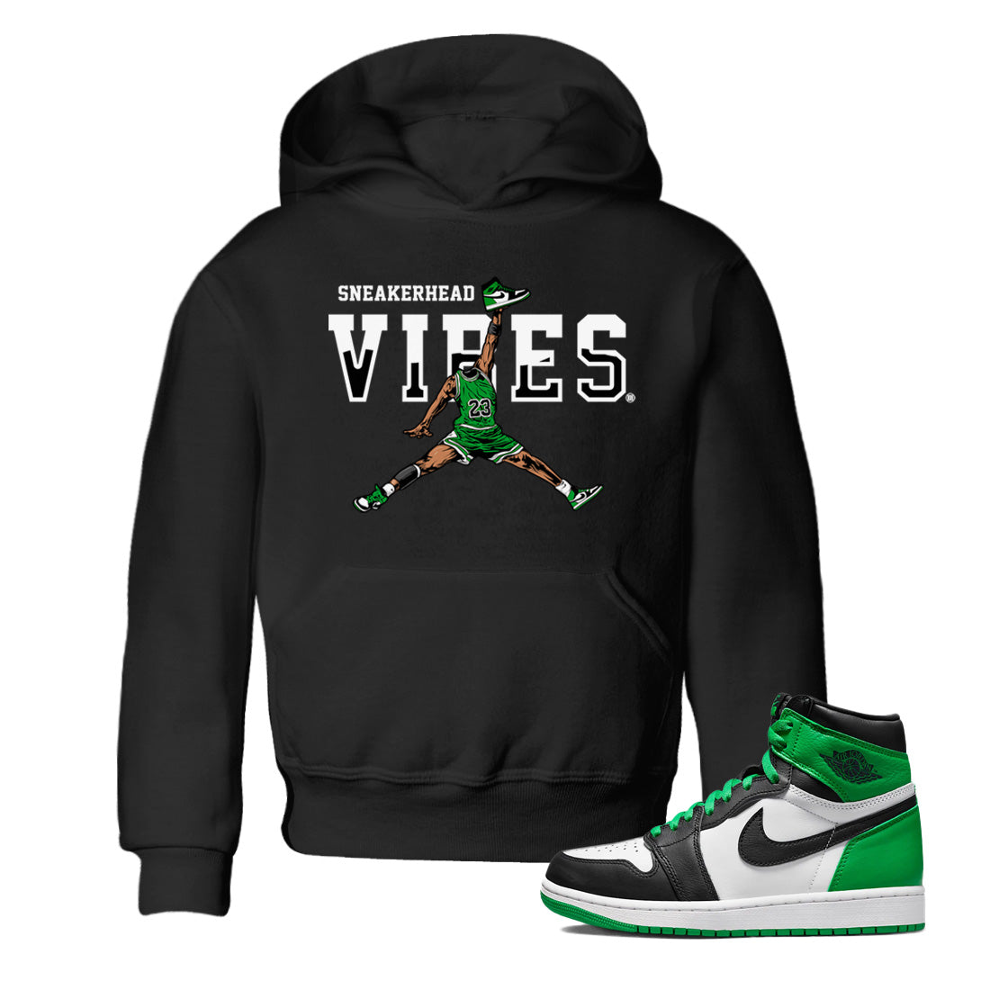 Air Jordan 1 Celtics Sneakerhead Vibes Baby and Kids Streetwear Sneaker Shirt Air Jordan 1 Retro Celtics Kids Streetwear Sneaker Shirt Washing and Care Tip