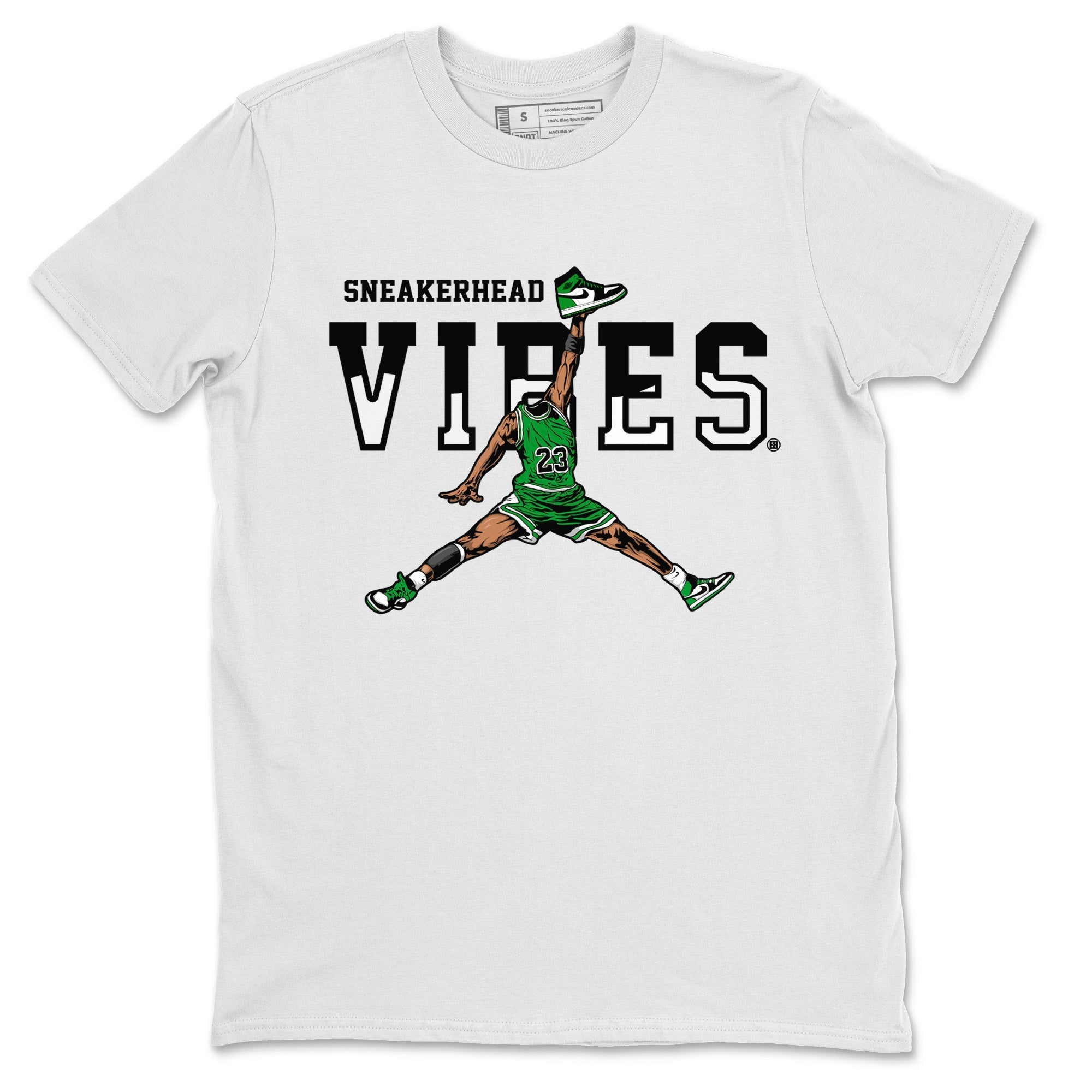 Air Jordan 1 Celtics Sneaker Match Tees Sneakerhead Vibes Streetwear Sneaker Shirt Air Jordan 1 Retro Celtics Sneaker Release Tees Unisex Shirts White 2