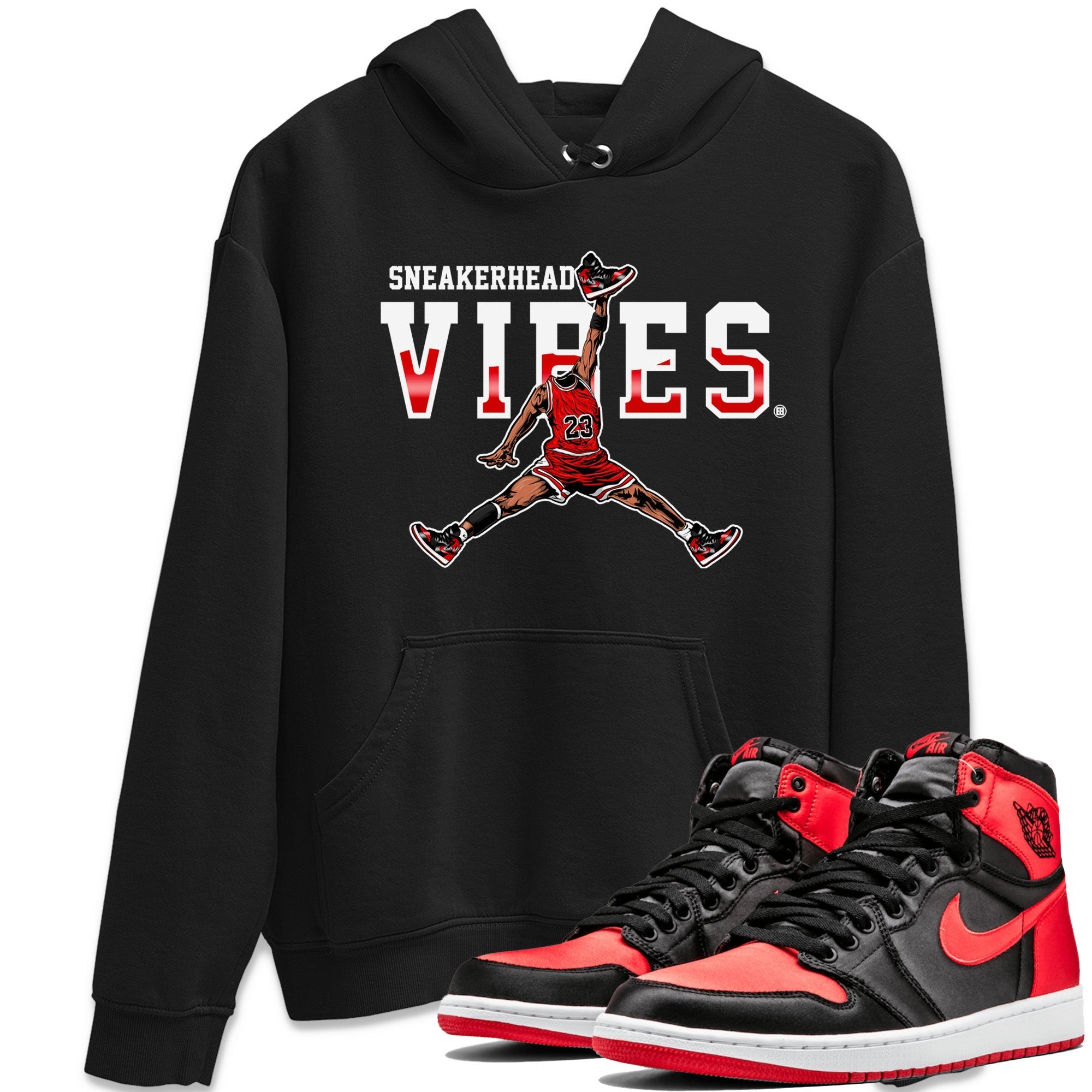 Air Jordan 1 Satin Bred shirt to match jordans Sneakerhead Vibes Streetwear Sneaker Shirt Air Jordan 1 Retro Satin Bred Drip Gear Zone Sneaker Matching Clothing Unisex Black 1 T-Shirt