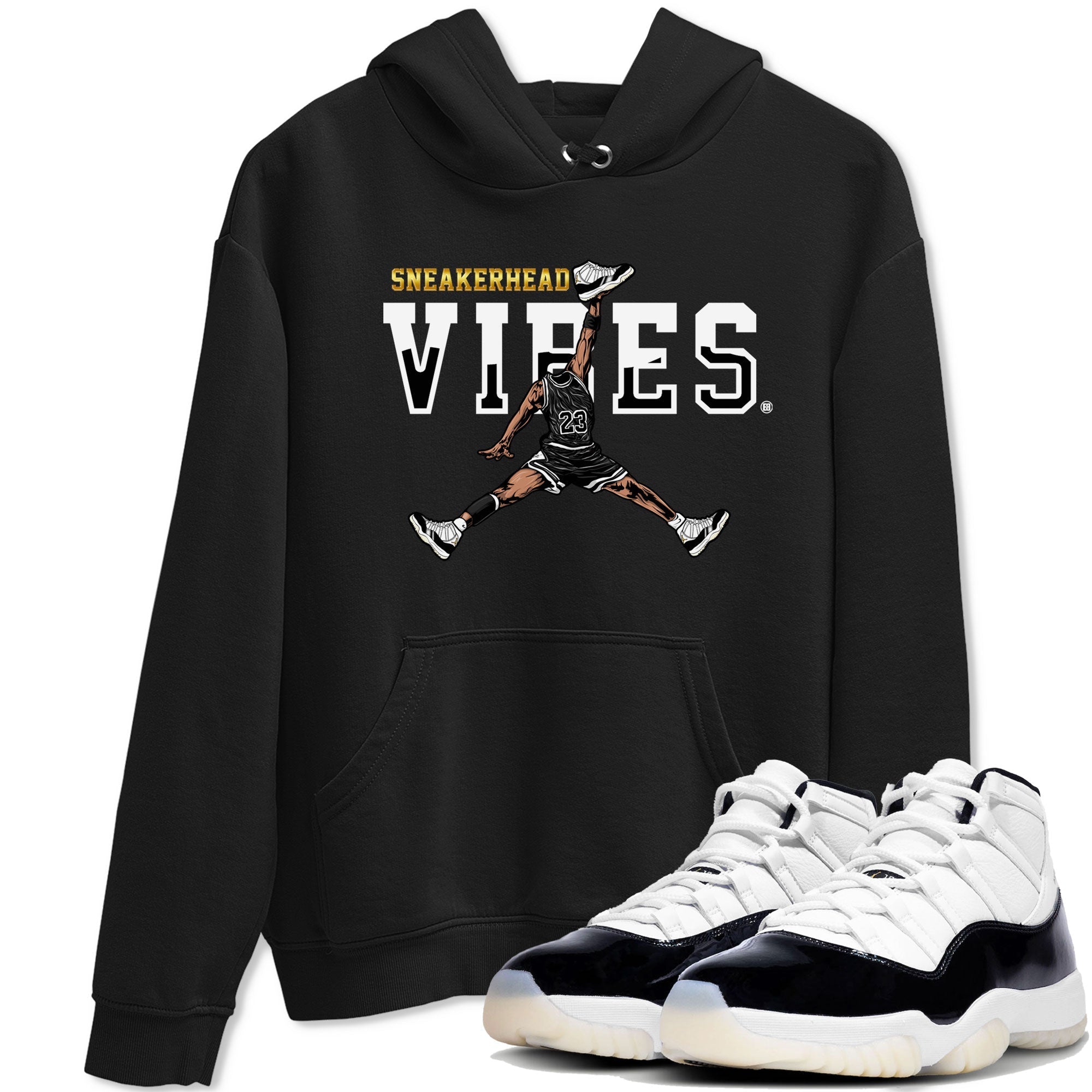 AJ11 Gratitude sneaker shirt to match jordans Sneakerhead Vibes sneaker tees Air Jordan 11 Gratitude Drip Gear Zone Crew Neck unisex crew neck cotton Sneaker T-Shirt Black 1 T-Shirt
