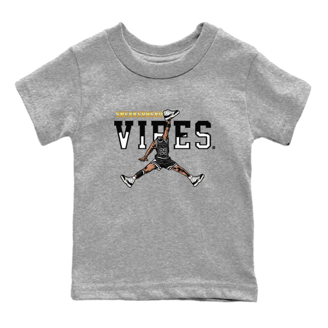 AJ11 Gratitude sneaker shirt to match jordans Sneakerhead Vibes sneaker tees Air Jordan 11 Gratitude Drip Gear Zone Baby Toddler Heather Grey 2 T-Shirt