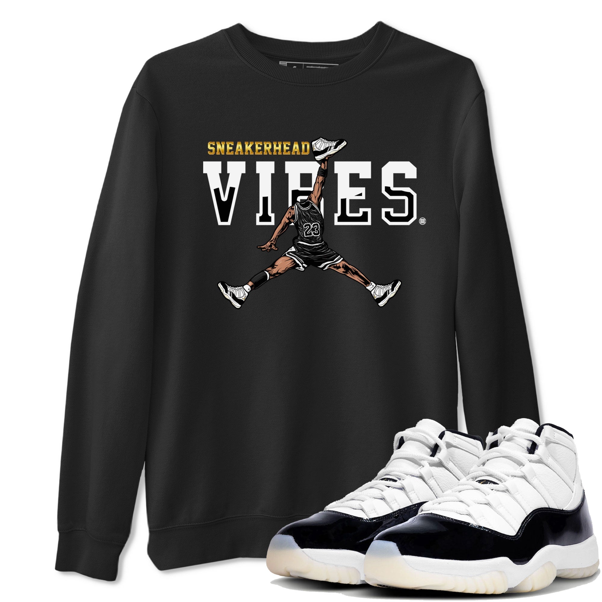AJ11 Gratitude sneaker shirt to match jordans Sneakerhead Vibes sneaker tees Air Jordan 11 Gratitude Drip Gear Zone Crew Neck unisex crew neck cotton Sneaker T-Shirt Black 1 T-Shirt