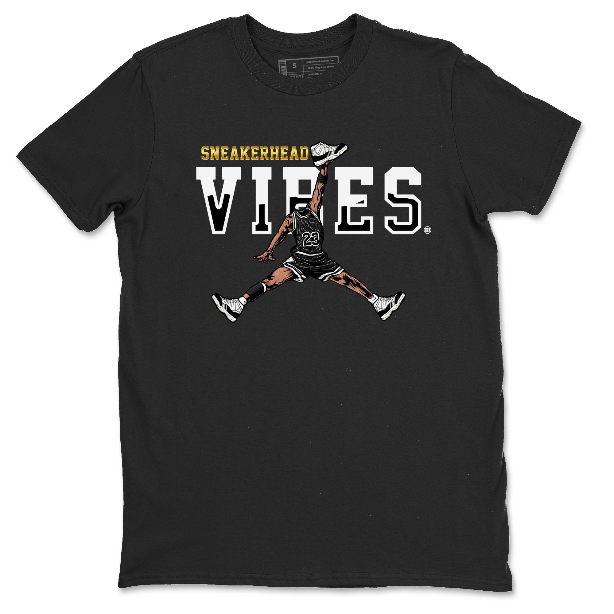 AJ11 Gratitude sneaker shirt to match jordans Sneakerhead Vibes sneaker tees Air Jordan 11 Gratitude Drip Gear Zone Crew Neck unisex crew neck cotton Sneaker T-Shirt Black 2 T-Shirt