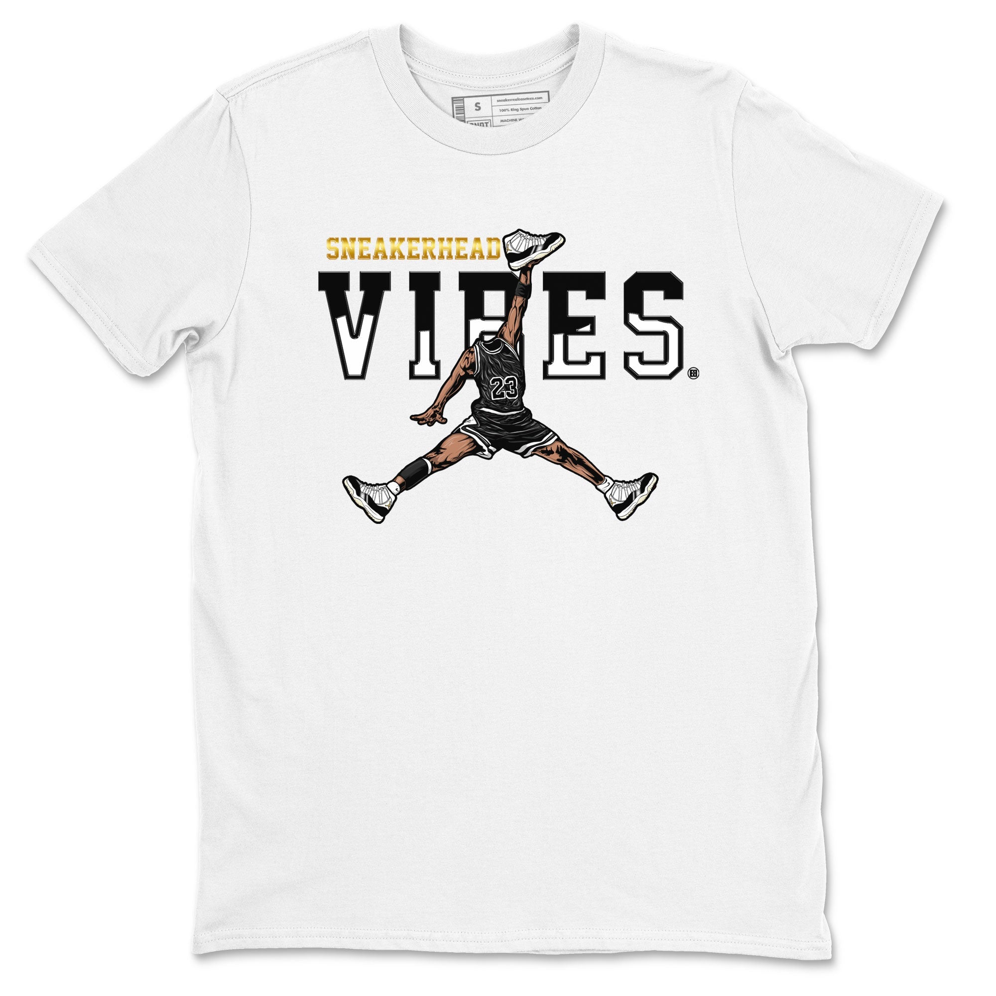 AJ11 Gratitude sneaker shirt to match jordans Sneakerhead Vibes sneaker tees Air Jordan 11 Gratitude Drip Gear Zone Crew Neck Unisex Cotton Sneaker T-Shirt White 2 T-Shirt