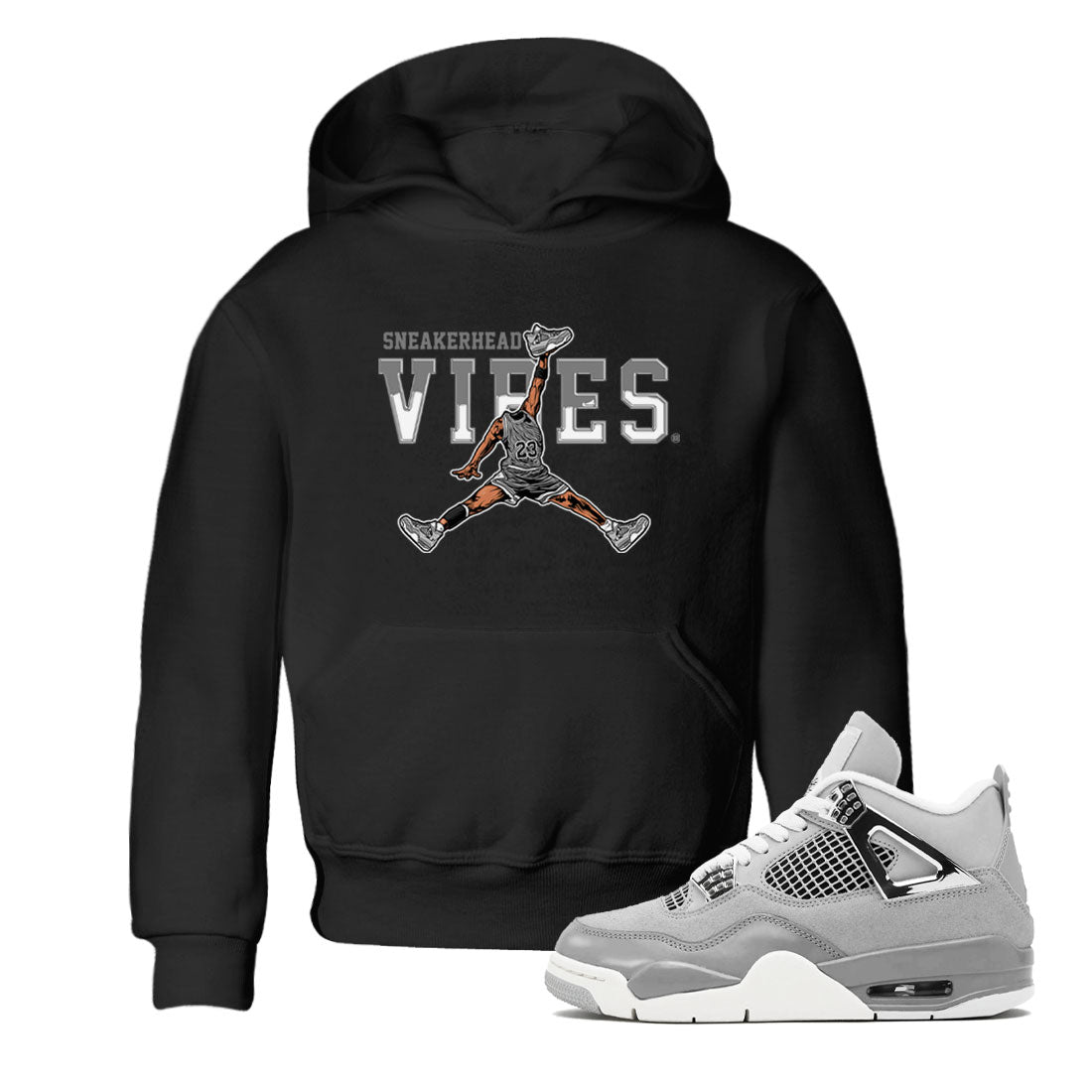 Air Jordan 4 Retro Frozen Moments shirt to match jordans Sneakerhead Vibes Streetwear Sneaker Shirt Air Jordan 4 Frozen Moments Drip Gear Zone Sneaker Matching Clothing Baby Toddler Black 1 T-Shirt