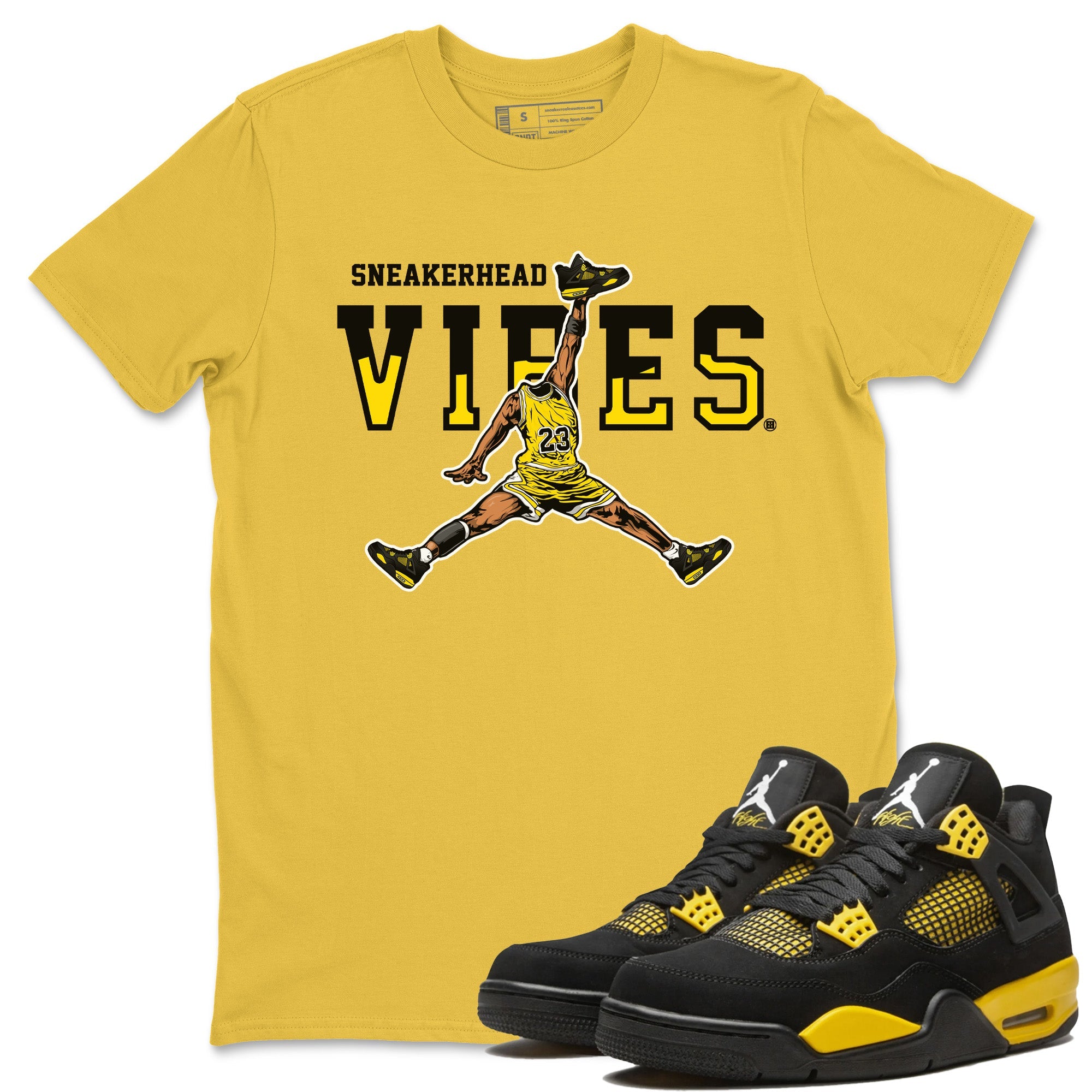 Sneakerhead Vibes Unisex Tops - Air Jordan 4 Thunder