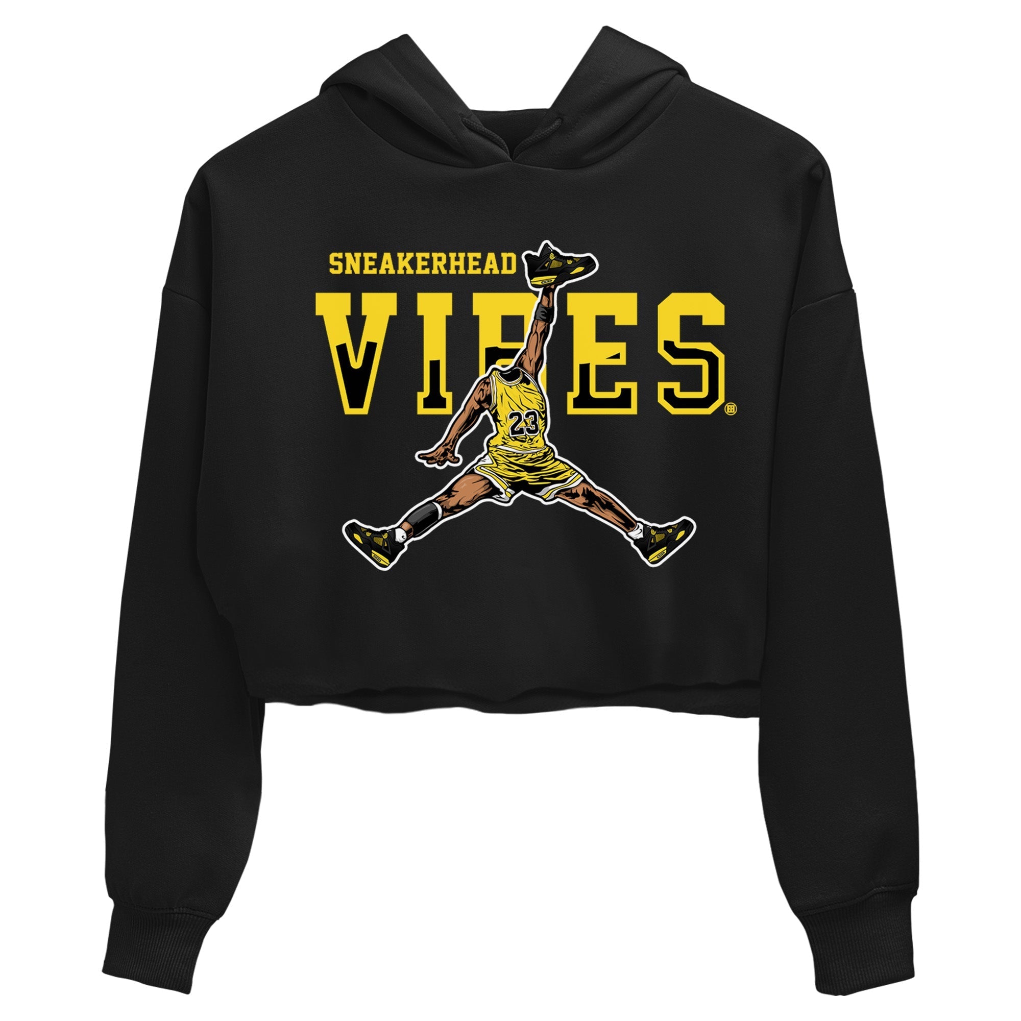 Air Jordan 4 Thunder Sneaker Match Tees Sneakerhead Vibes Streetwear Sneaker Shirt Air Jordan 4 Retro Thunder Sneaker Release Tees Women's Shirts Black 2