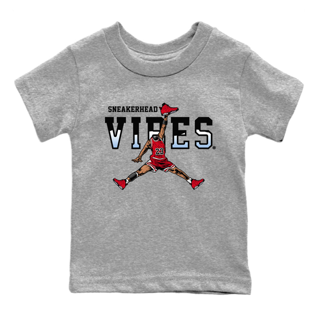 Air Jordan 6 Toro Bravo Sneaker Match Tees Sneakerhead Vibes Streetwear Sneaker Shirt Air Jordan 6 Toro Sneaker Release Tees Kids Shirts Heather Grey 2