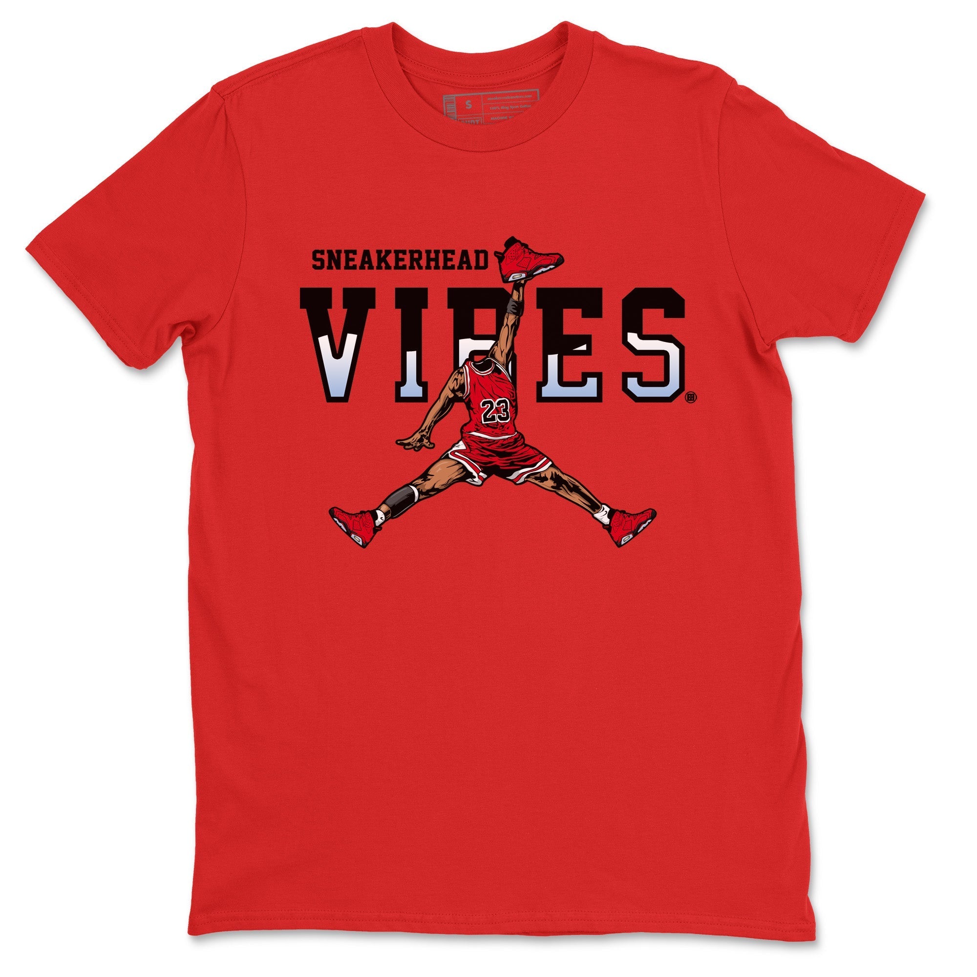 Air Jordan 6 Toro Bravo Sneaker Match Tees Sneakerhead Vibes Streetwear Sneaker Shirt Air Jordan 6 Toro Sneaker Release Tees Unisex Shirts Red 2