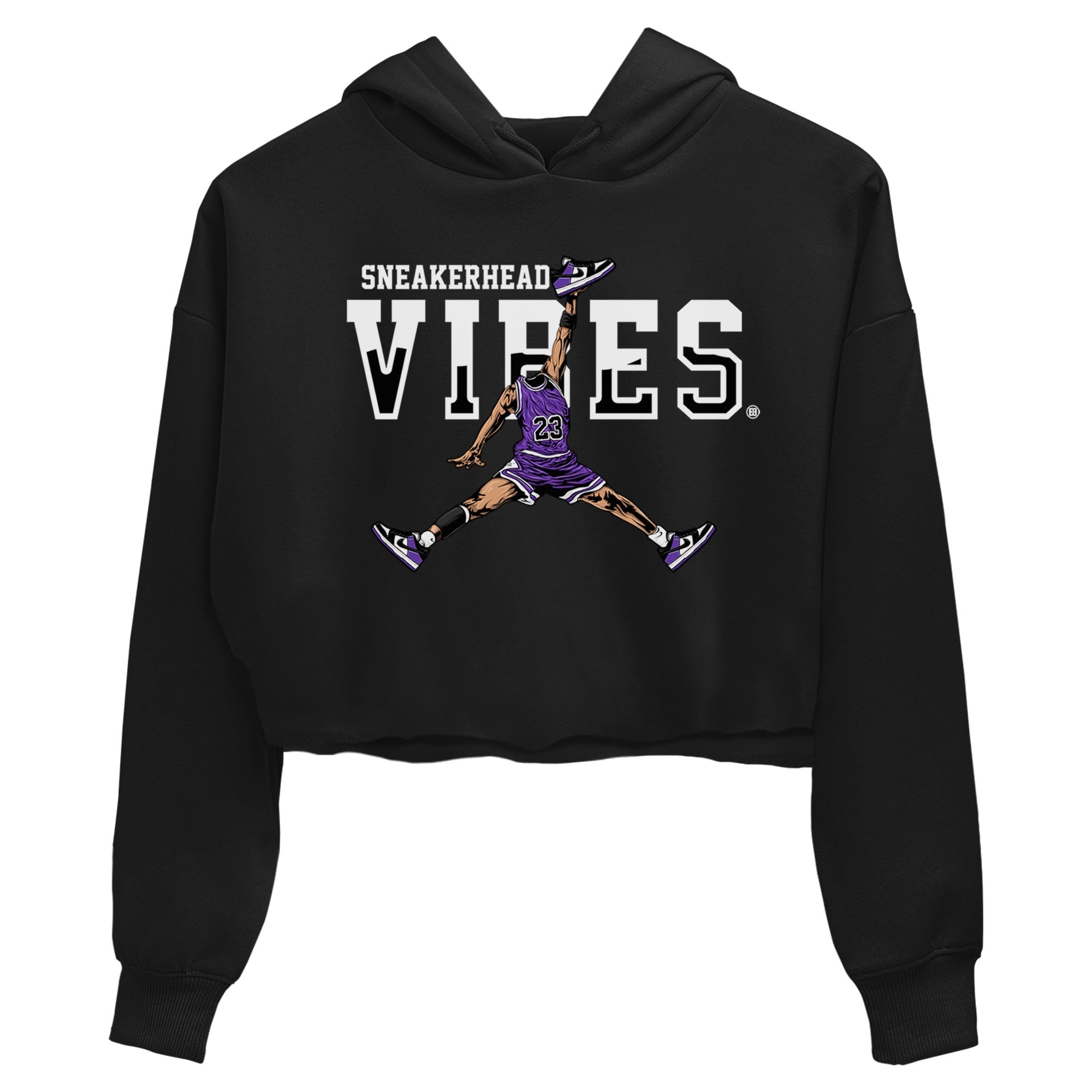 Sneakerhead Vibes sneaker match tees to Court Purple Dunks street fashion brand for shirts to match Jordans Drip Gear Zone Dunk Low Court Purple unisex t-shirt Black 2 crop shirt