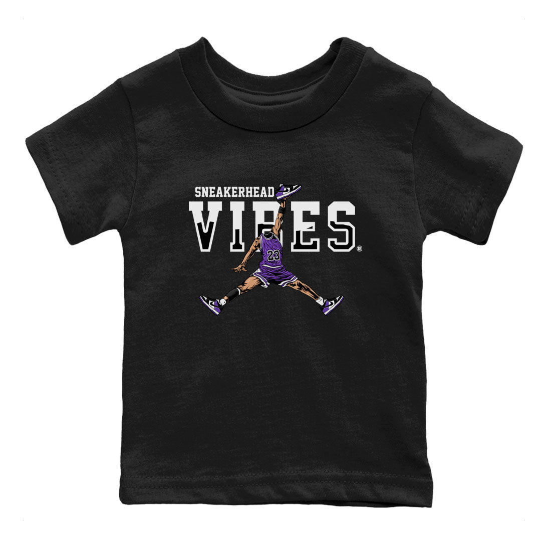 Sneakerhead Vibes sneaker match tees to Court Purple Dunks street fashion brand for shirts to match Jordans Drip Gear Zone Dunk Low Court Purple unisex t-shirt Black 2 youth shirt
