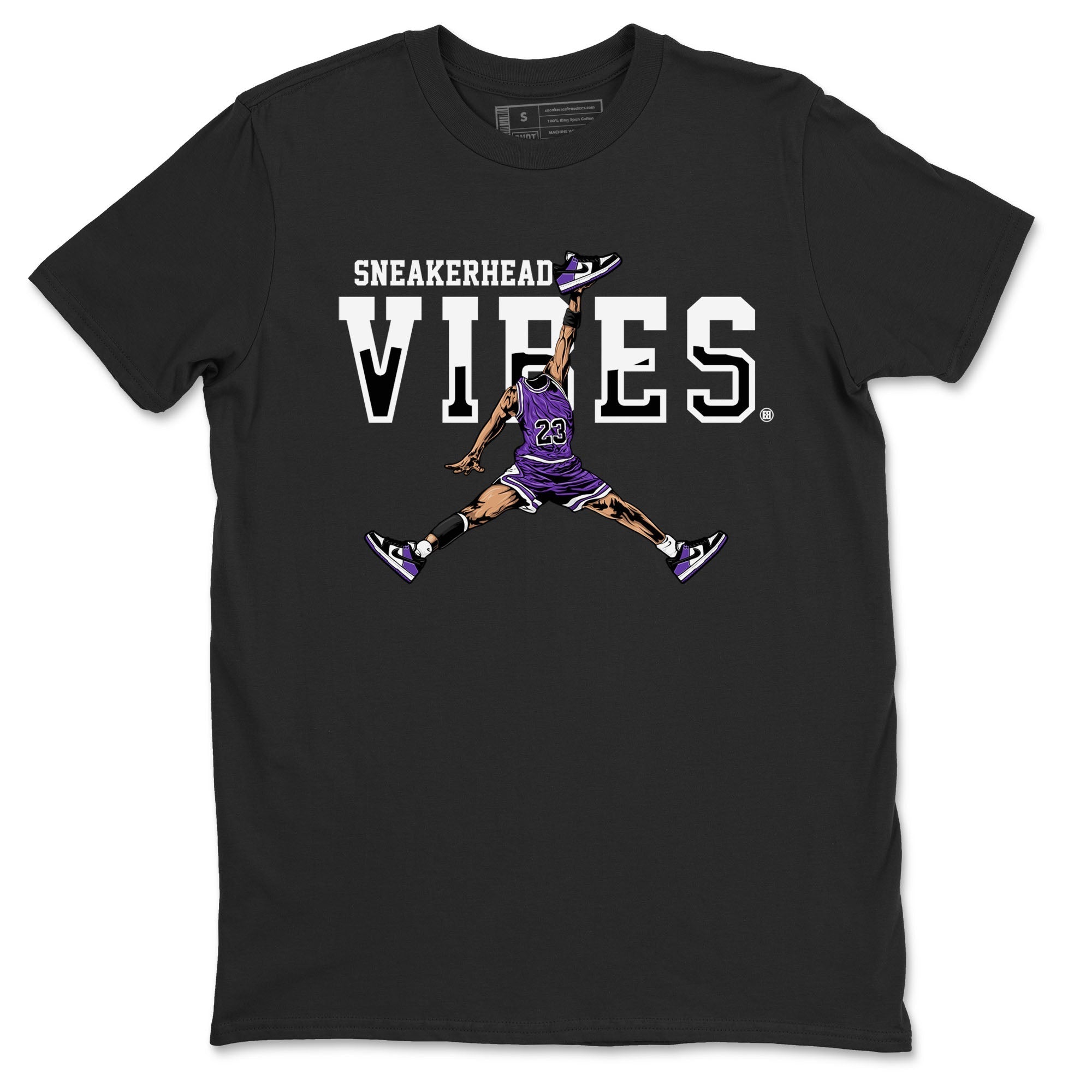 Sneakerhead Vibes sneaker match tees to Court Purple Dunks street fashion brand for shirts to match Jordans Drip Gear Zone Dunk Low Court Purple unisex t-shirt Black 1 unisex shirt