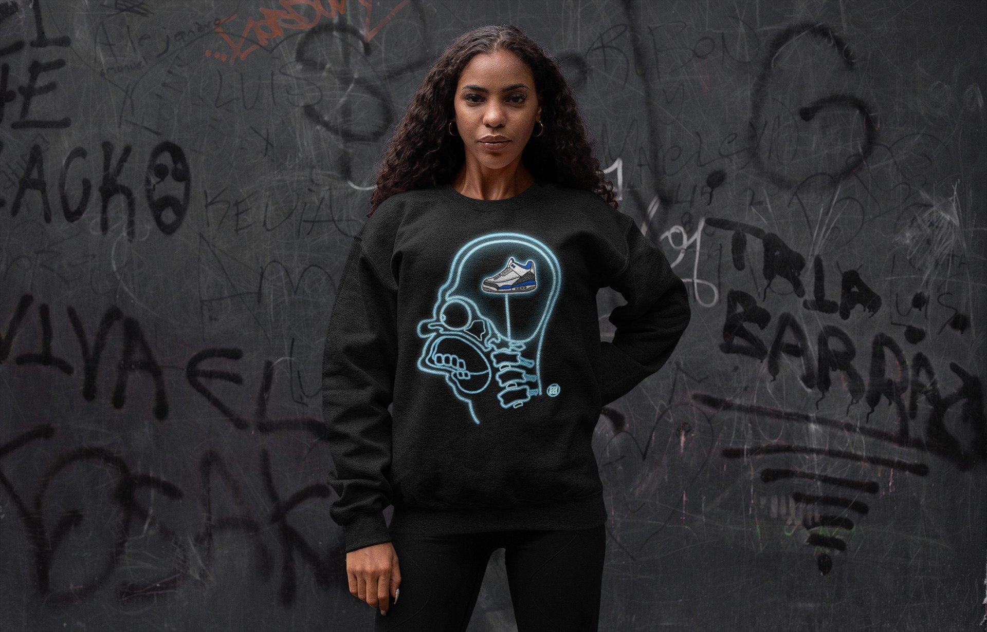 Jordan 3 Racer Blue Sneaker Tees Drip Gear Zone Sneakerhead Xray Sneaker Tees Jordan 3 Racer Blue Shirt Unisex Shirts