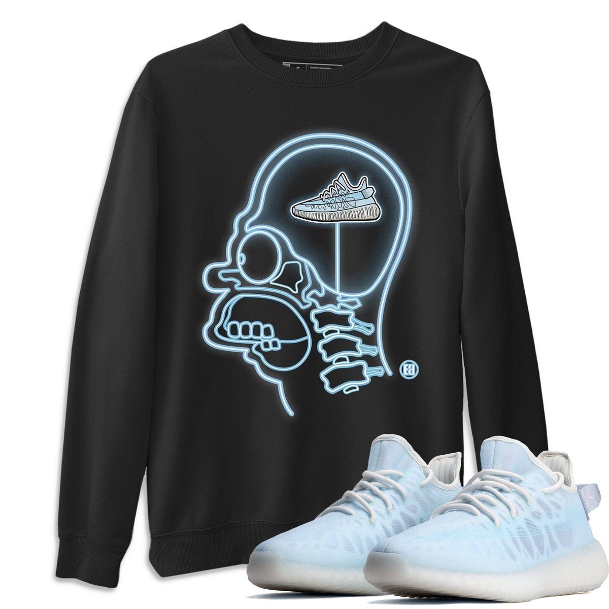 Yeezy 350 Mono Ice Sneaker Tees Drip Gear Zone Sneakerhead Xray Sneaker Tees Yeezy 350 Mono Ice Shirt Unisex Shirts