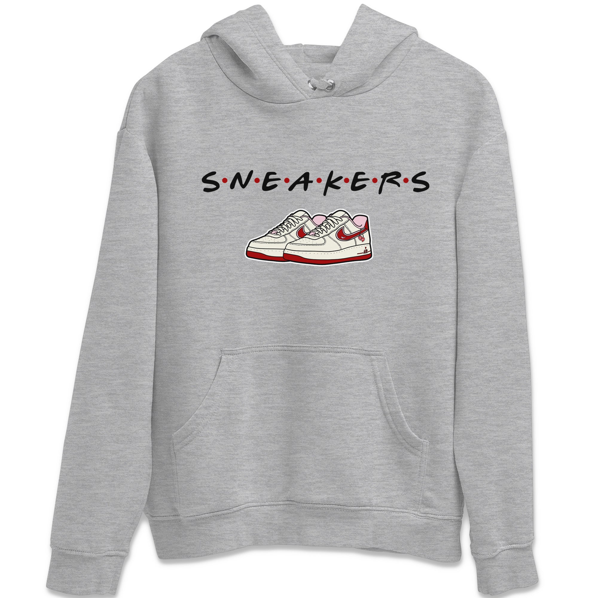 Air Force 1 Valentines Day Sneaker Match Tees Sneakers Sneaker Tees Air Force 1 Valentines Day Jordan to match sneaker T-Shirt Crew Neck Shirts