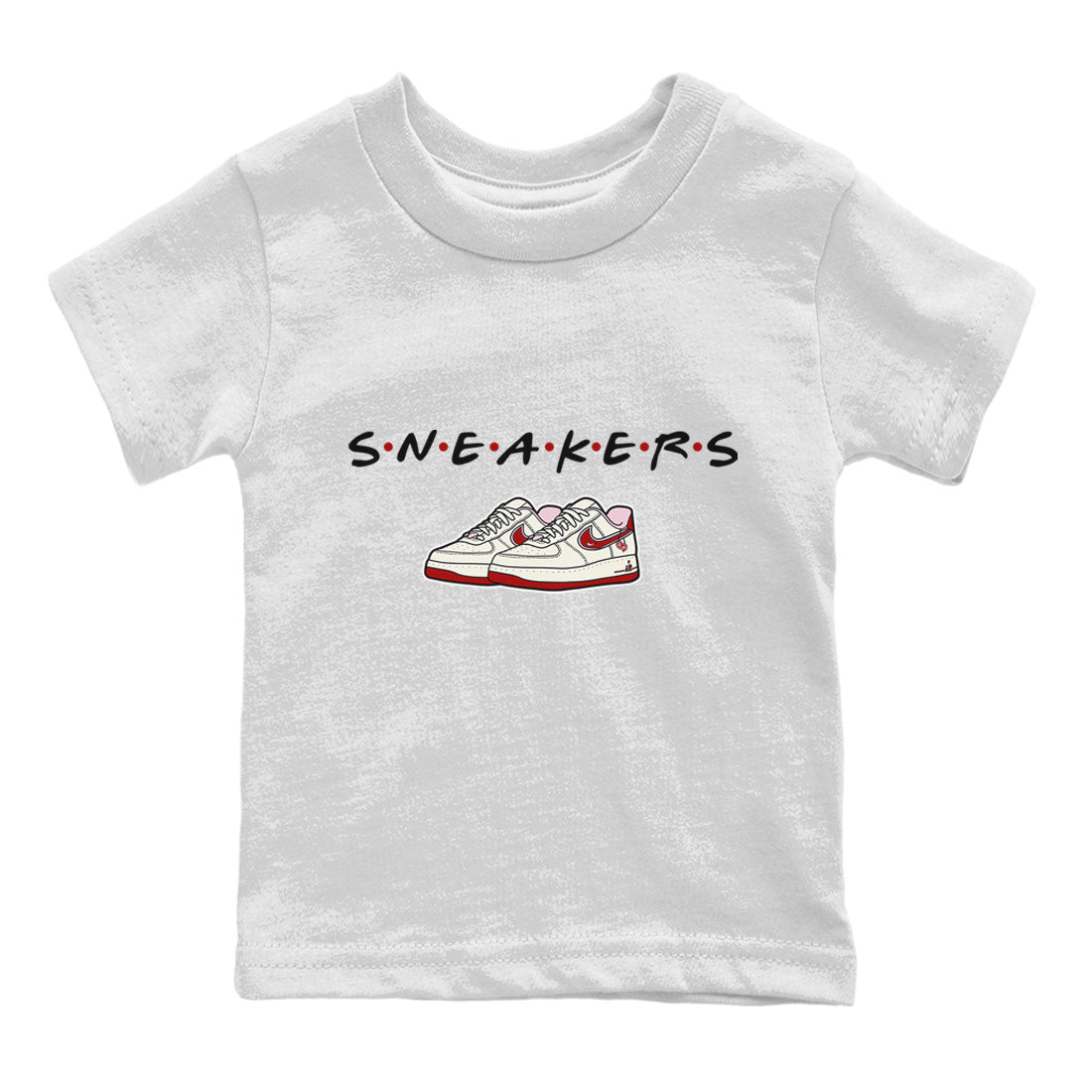 Air Force 1 Valentines Day Sneaker Match Tees Sneakers Sneaker Tees Air Force 1 Valentines Day Jordan to match sneaker T-Shirt Kids Shirts