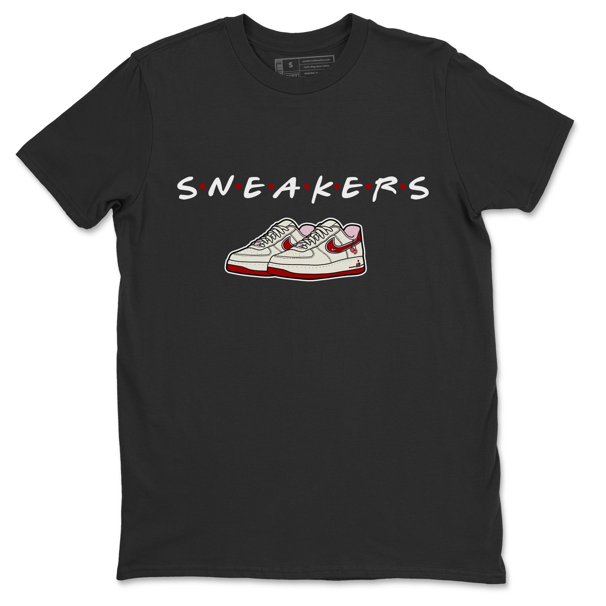 Air Force 1 Valentines Day Sneaker Match Tees Sneakers Sneaker Tees Air Force 1 Valentines Day Jordan to match sneaker T-Shirt Crew Neck Shirts