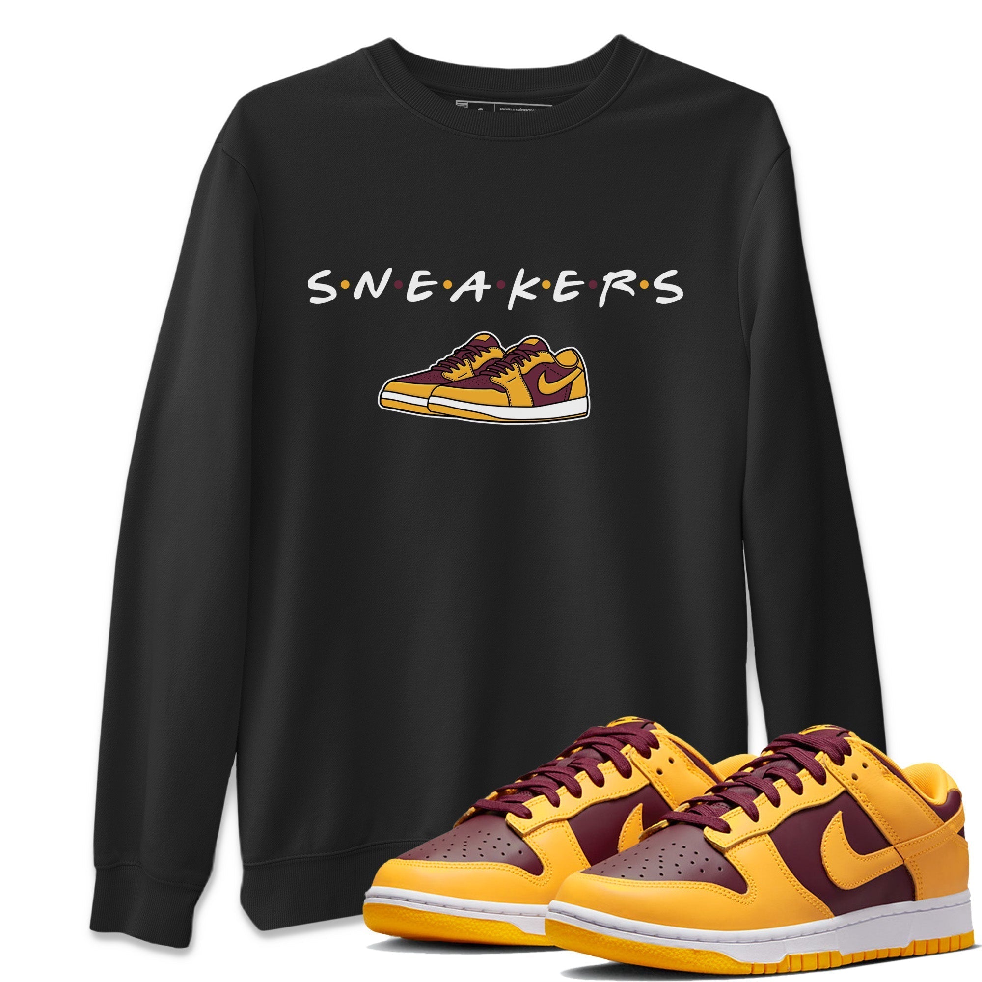 Dunk Arizona State Sneaker Match Tees Sneakers Sneaker Tees Dunk Arizona State Jordan to match sneaker T-Shirt Crew Neck Shirts
