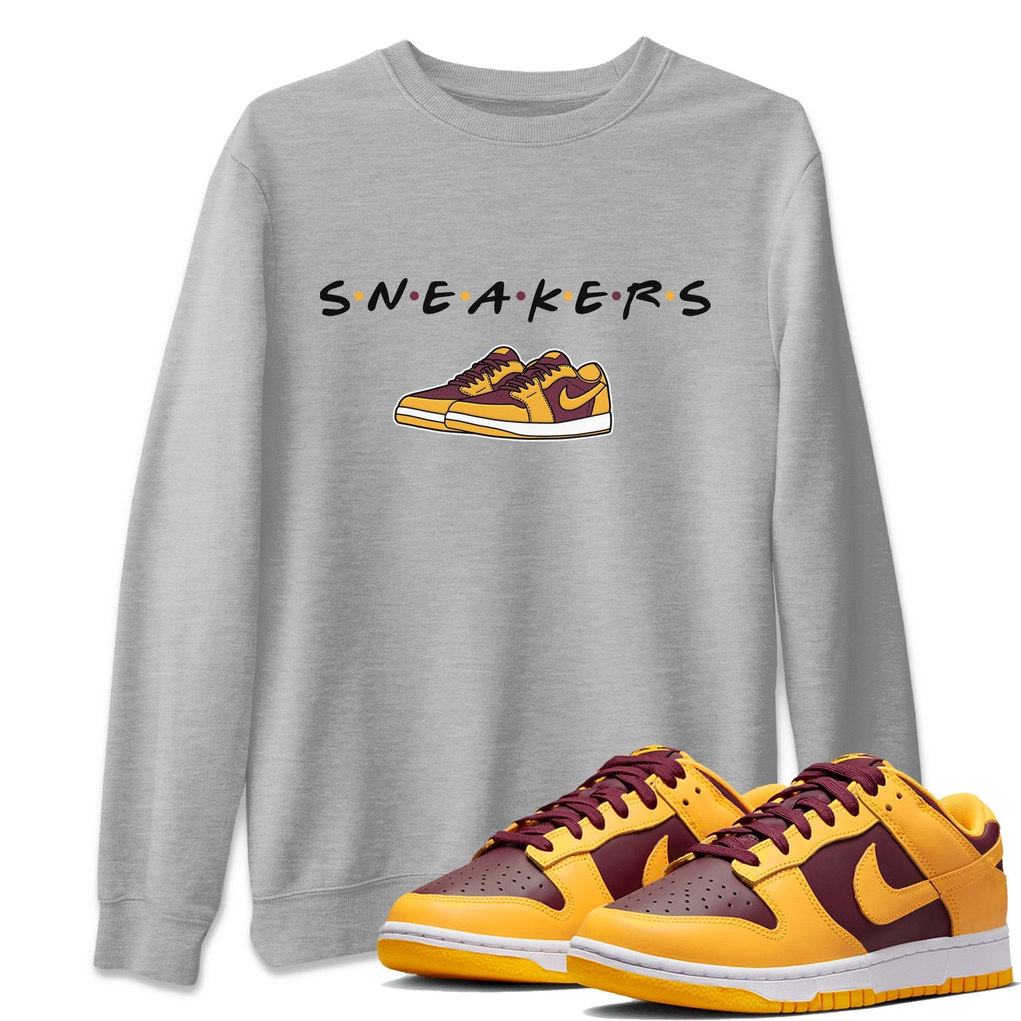 Dunk Arizona State Sneaker Match Tees Sneakers Sneaker Tees Dunk Arizona State Jordan to match sneaker T-Shirt Crew Neck Shirts