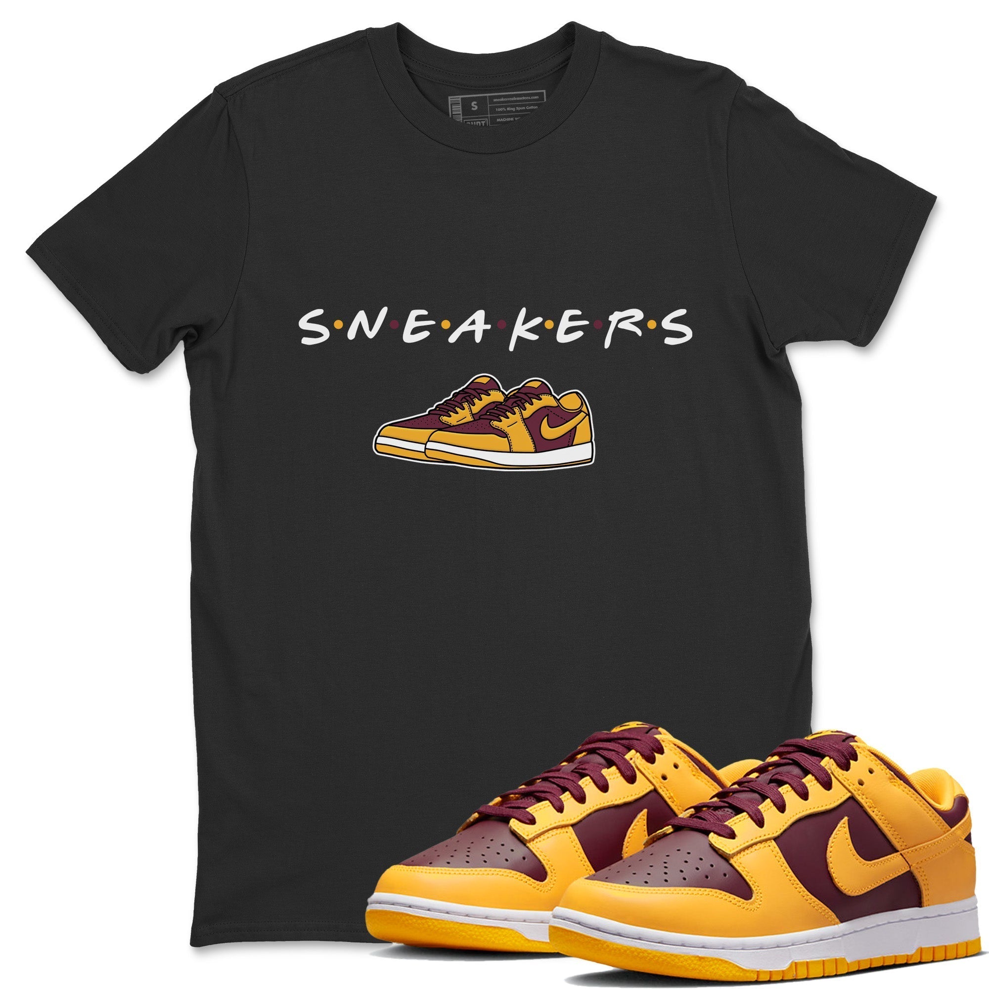 Dunk Arizona State Sneaker Match Tees Sneakers Sneaker Tees Dunk Arizona State Jordan to match sneaker T-Shirt Crew Neck Shirts