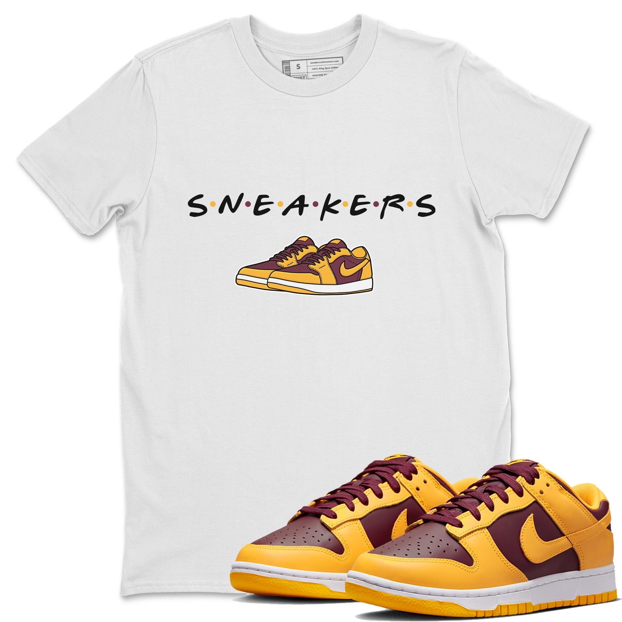 Dunk Arizona State Sneaker Match Tees Sneakers Sneaker Tees Dunk Arizona State Jordan to match sneaker T-Shirt Crew Neck Shirts