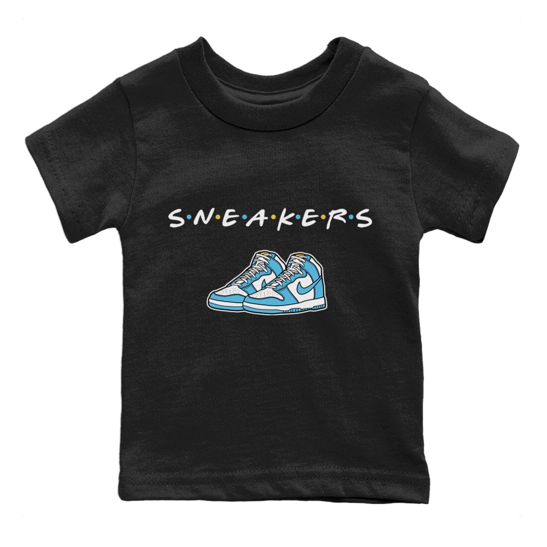 Dunk Blue Chill Sneaker Match Tees Sneakers Sneaker Tees Dunk Blue Chill Jordan to match sneaker T-Shirt Kids Shirts