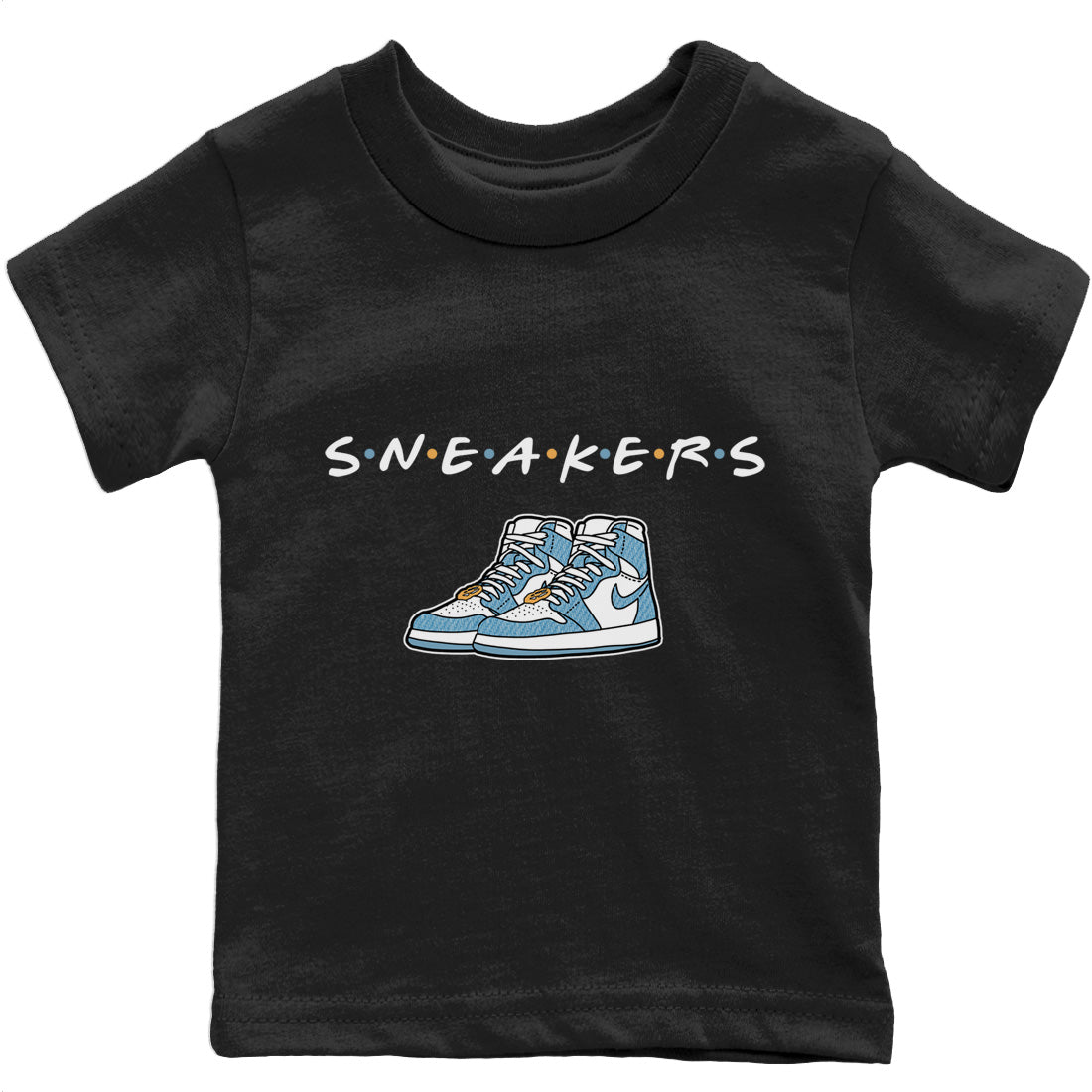 Jordan 1 Denim Sneaker Matching T-Shirt Sneakers Sneaker Tees Jordan 1 Denim Sneaker Release Tees Kids Shirts