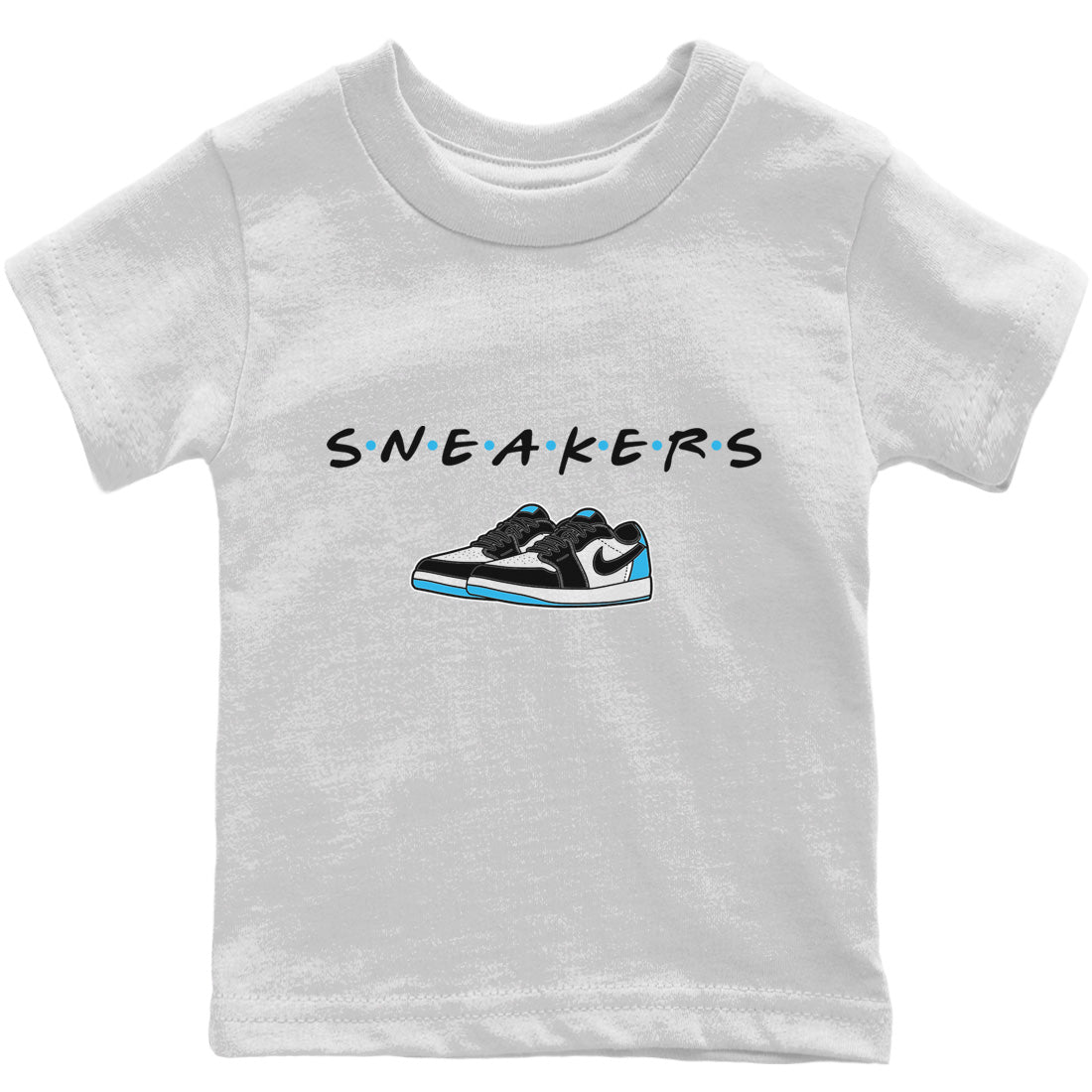Jordan 1 Powder Blue Sneaker Matching T-Shirt Sneakers Sneaker Tees Jordan 1 Powder Blue Sneaker Release Tees Kids Shirts