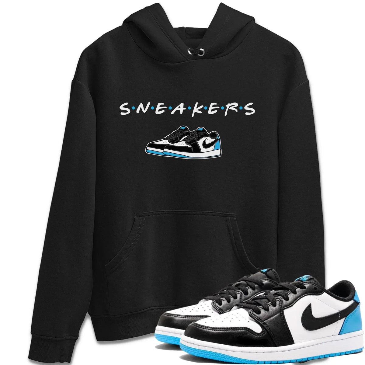 Jordan 1 Powder Blue Sneaker Matching T-Shirt Sneakers Sneaker Tees Jordan 1 Powder Blue Sneaker Release Tees Crew Neck Tees