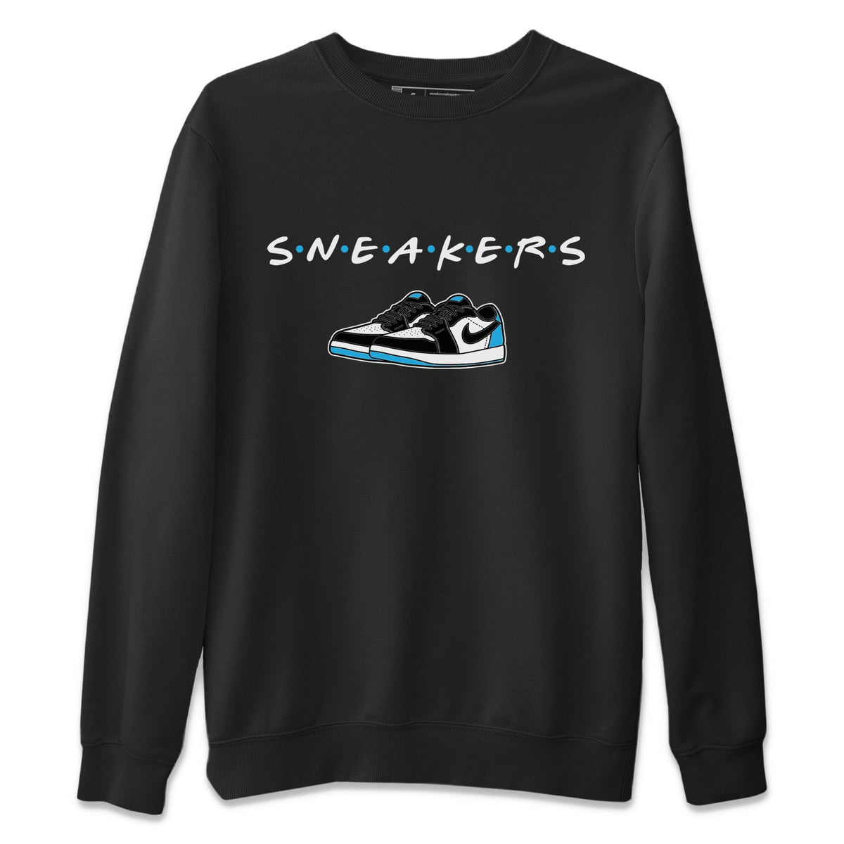 Jordan 1 Powder Blue Sneaker Matching T-Shirt Sneakers Sneaker Tees Jordan 1 Powder Blue Sneaker Release Tees Crew Neck Tees