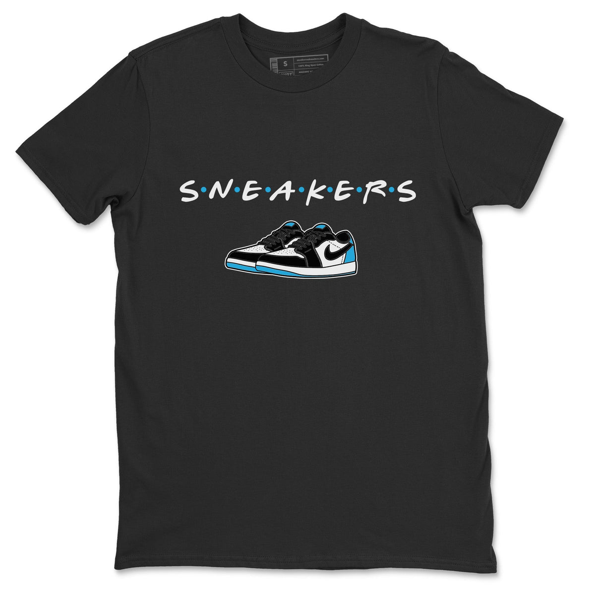 Jordan 1 Powder Blue Sneaker Matching T-Shirt Sneakers Sneaker Tees Jordan 1 Powder Blue Sneaker Release Tees Crew Neck Tees