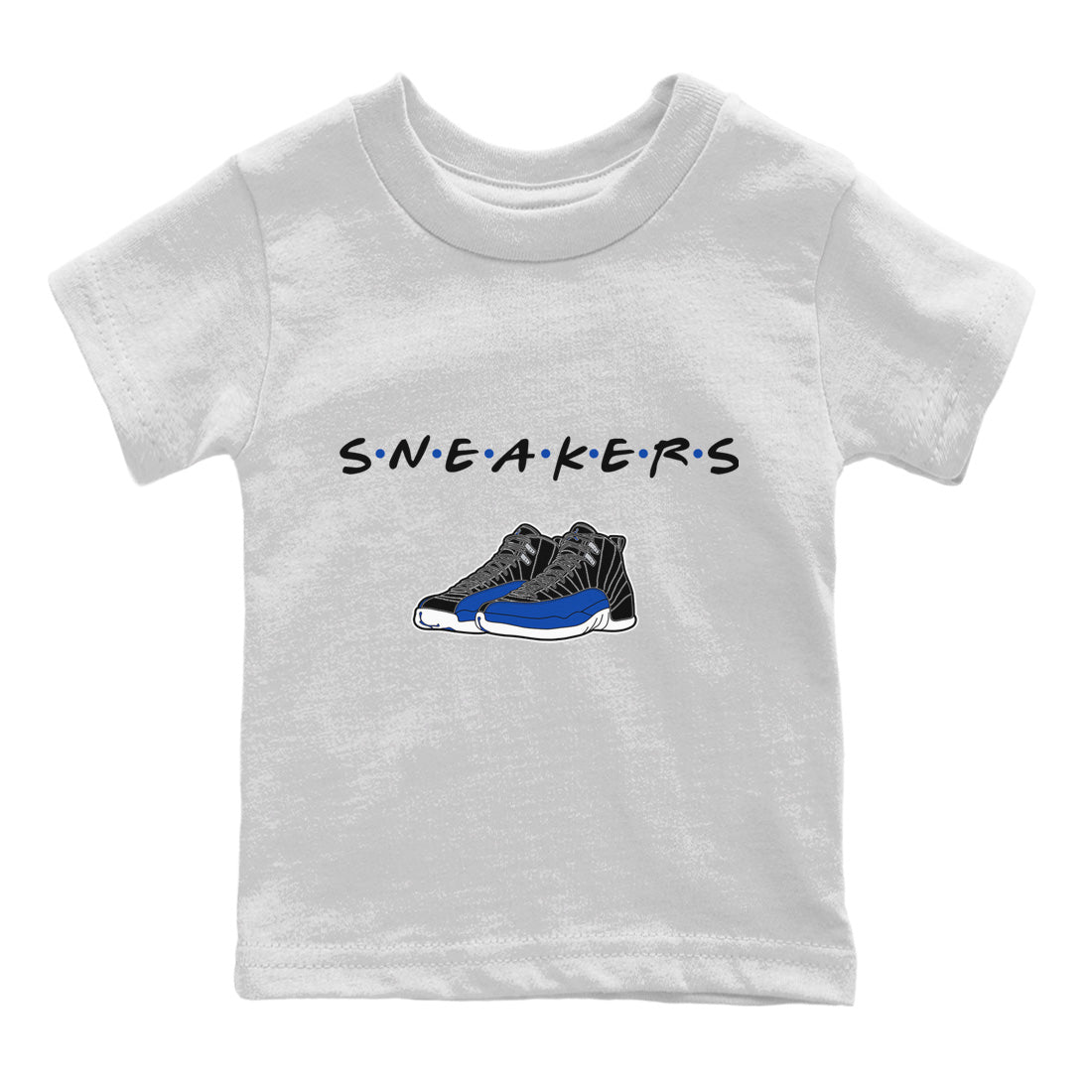 Jordan 12 Hyper Royal Sneaker Matching T-Shirt Sneakers Sneaker Tees Jordan 12 Hyper Royal Sneaker Release Tees Kids Shirts