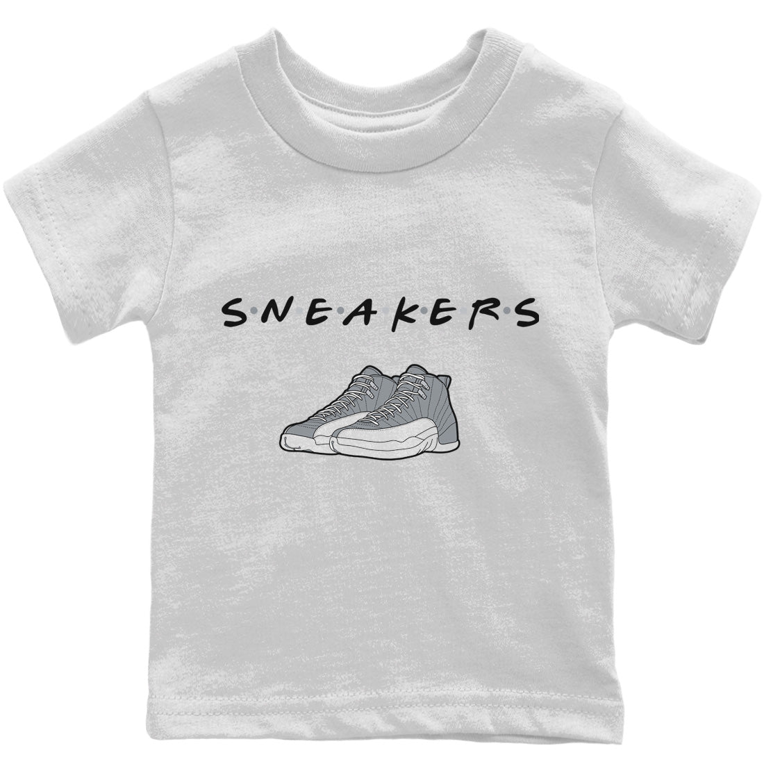 Jordan 12 Stealth Sneaker Matching T-Shirt Sneakers Sneaker Tees Jordan 12 Stealth Sneaker Release Tees Kids Shirts
