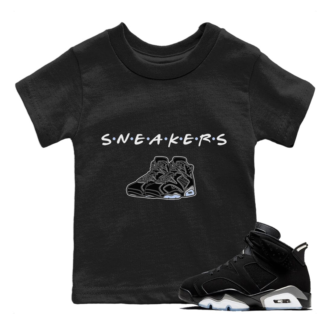 Jordan 6 Chrome Sneaker Matching T-Shirt Sneakers Sneaker Tees Jordan 6 Chrome Sneaker Release Tees Kids Shirts